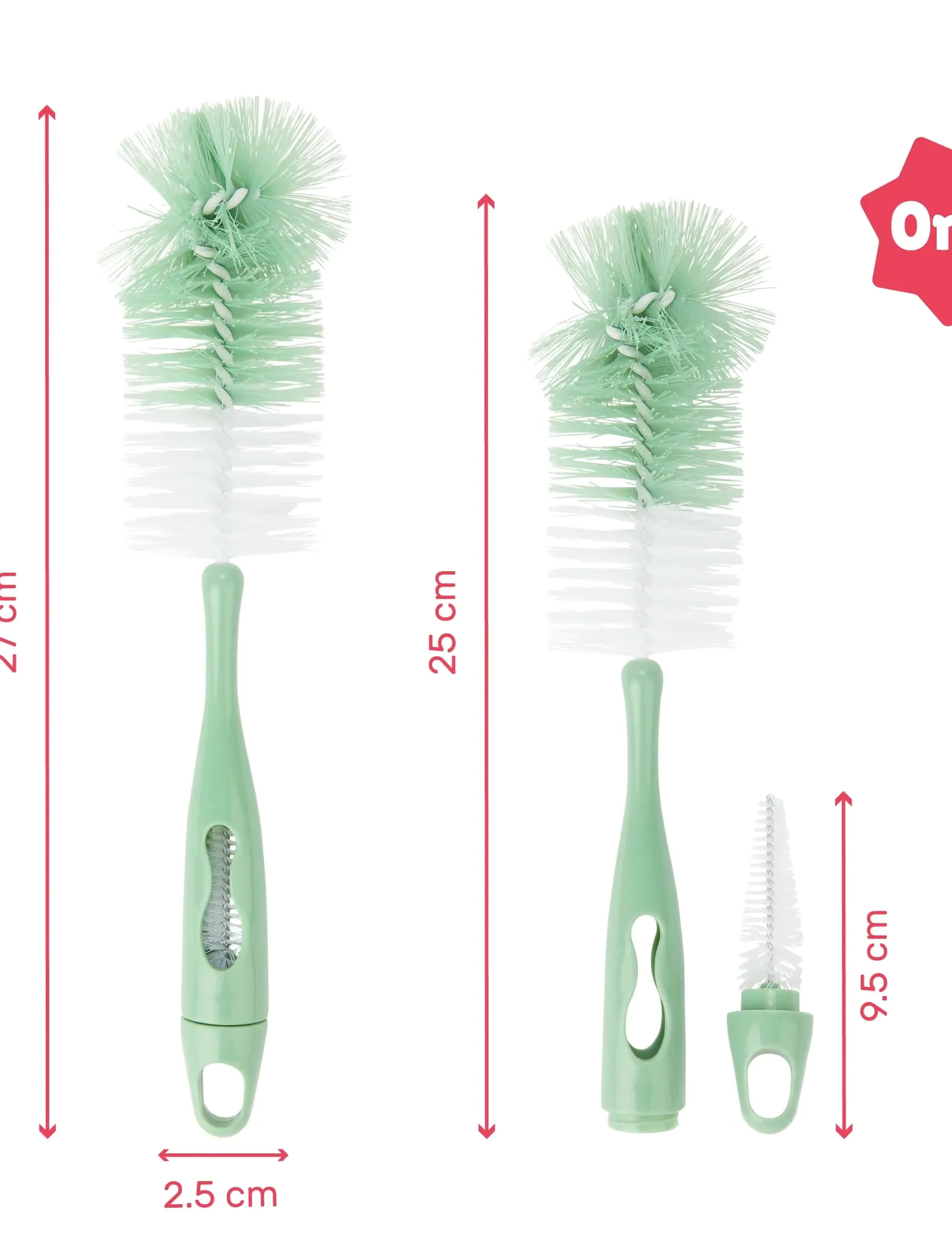 Badabulle - BOTTLE BRUSH - aksesuāri - green - 4