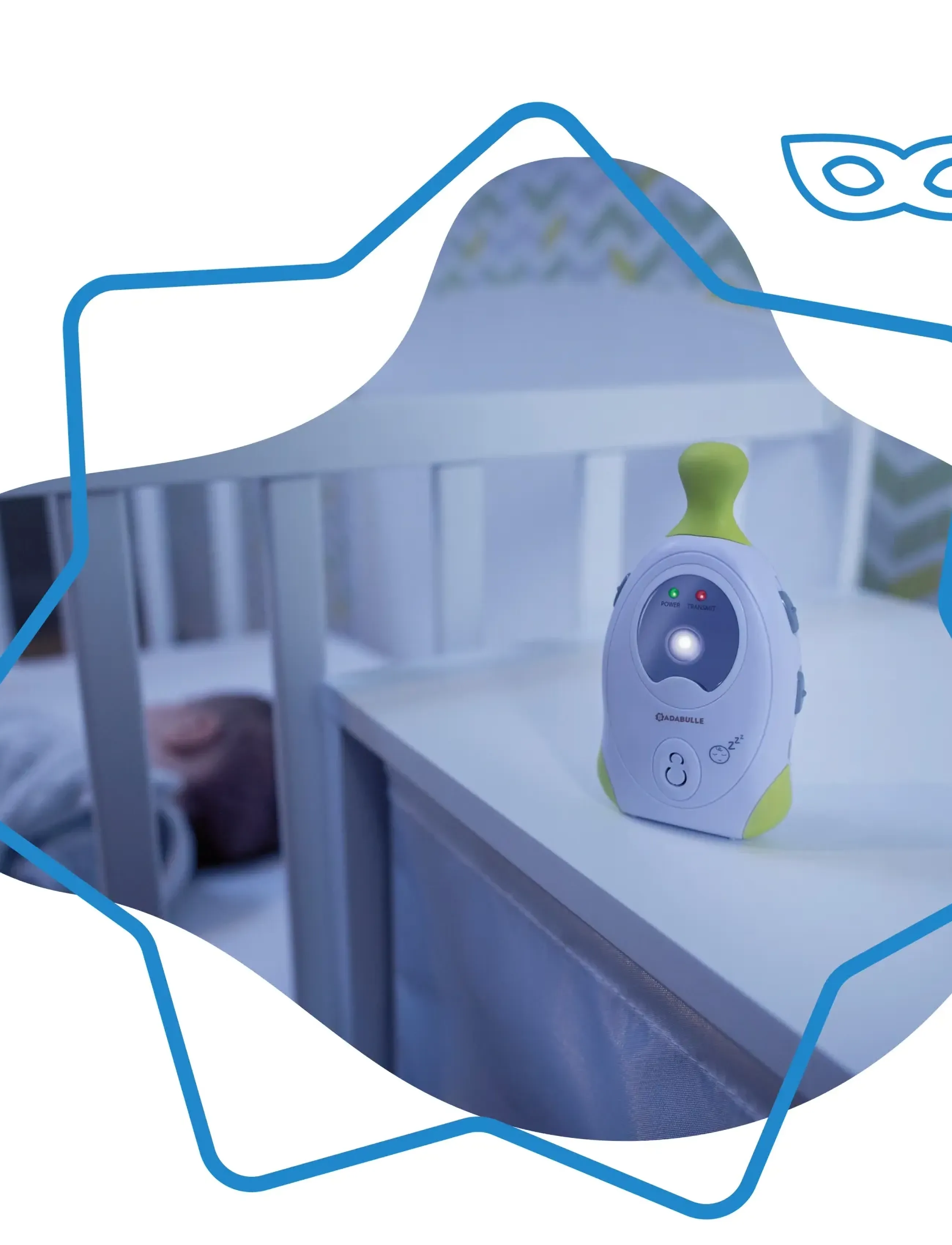 Badabulle Baby Online 300M+, Babyalarm, Hvid, Str: ONE SIZE