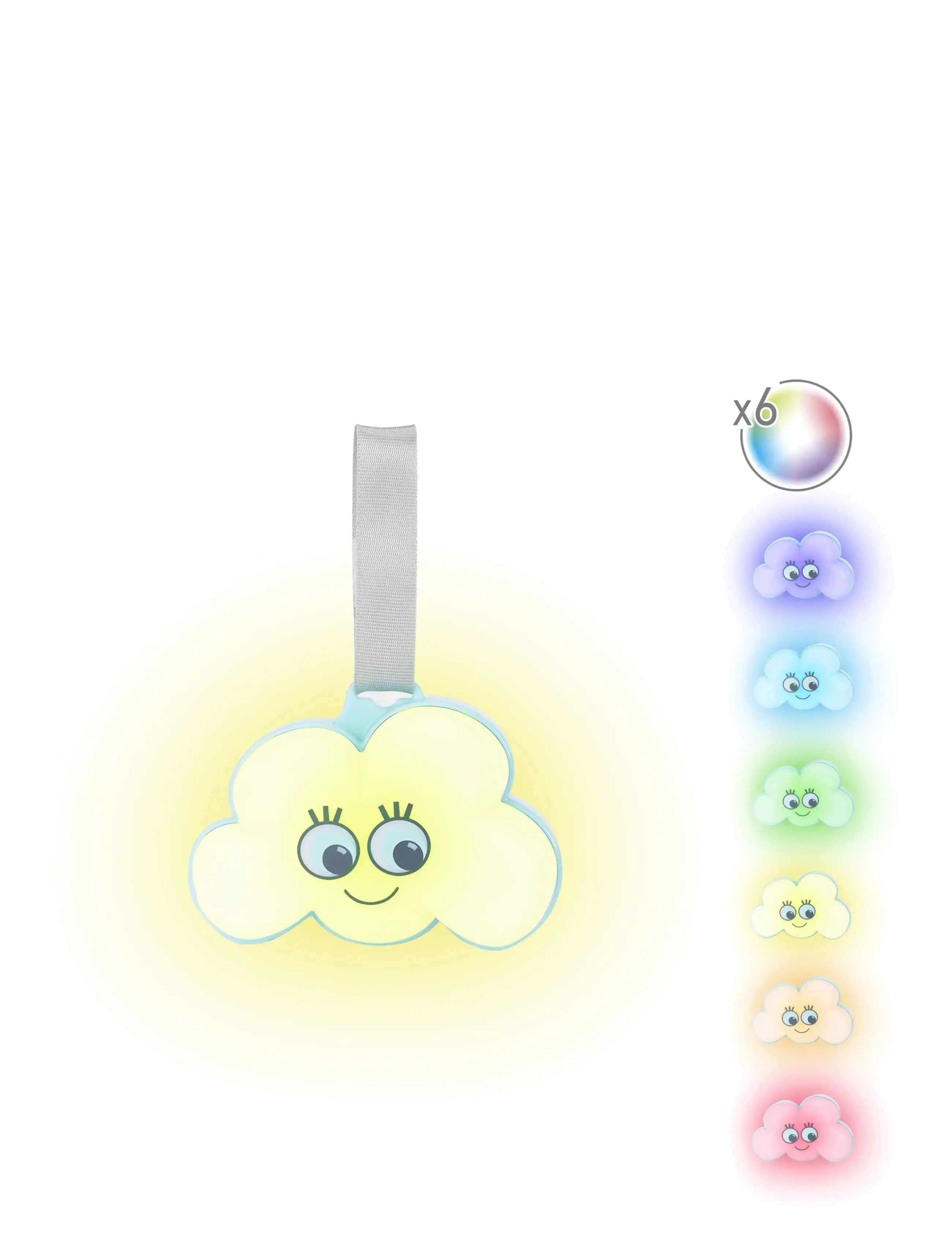 Badabulle - CLOUD NIGHTLIGHT - white - 2