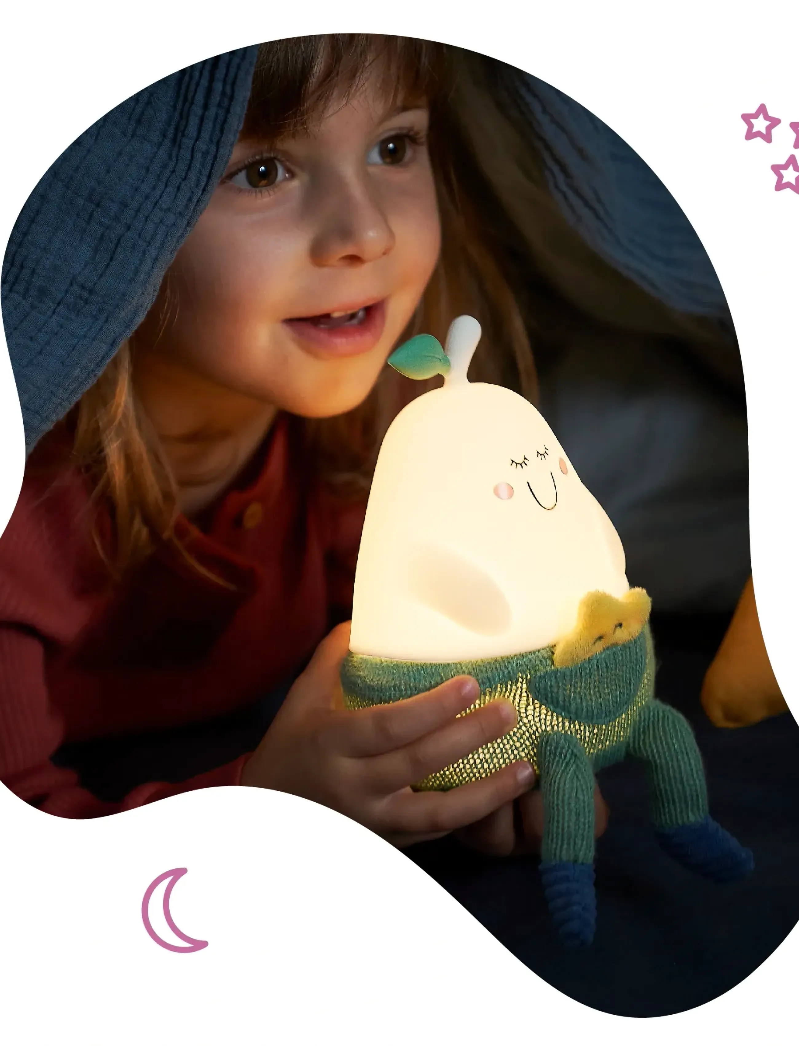 Badabulle Bertille Nightlight, One Size, Lighting, Weiß - Night Lamps, Kinder