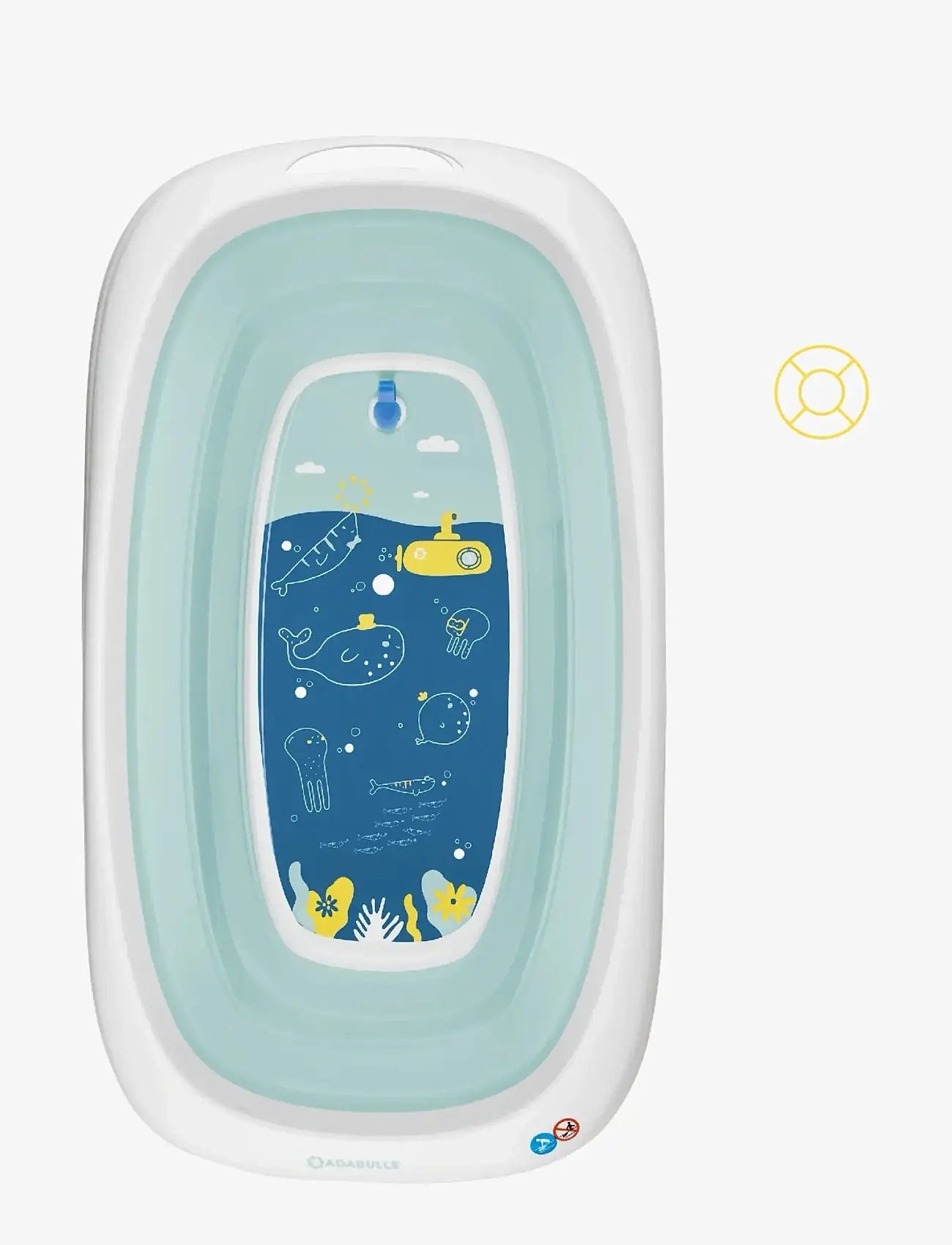 Badabulle - FOLDABLE BATHTUB - badekar og tilbehør - blue - 3