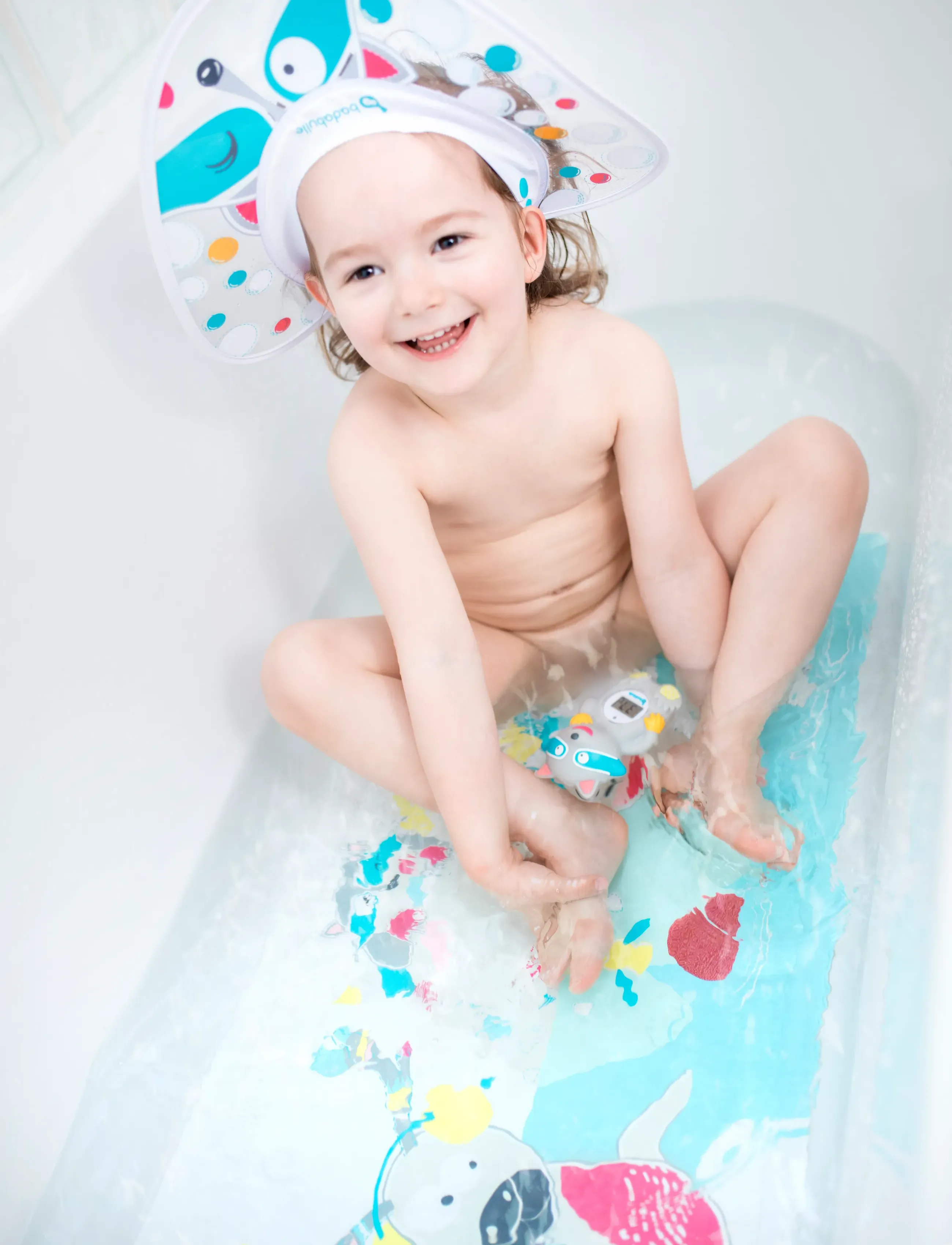 Badabulle Shampoo Protector, One Size, Bathroom, Weiß - Bathtubs & Accessories, Kinder