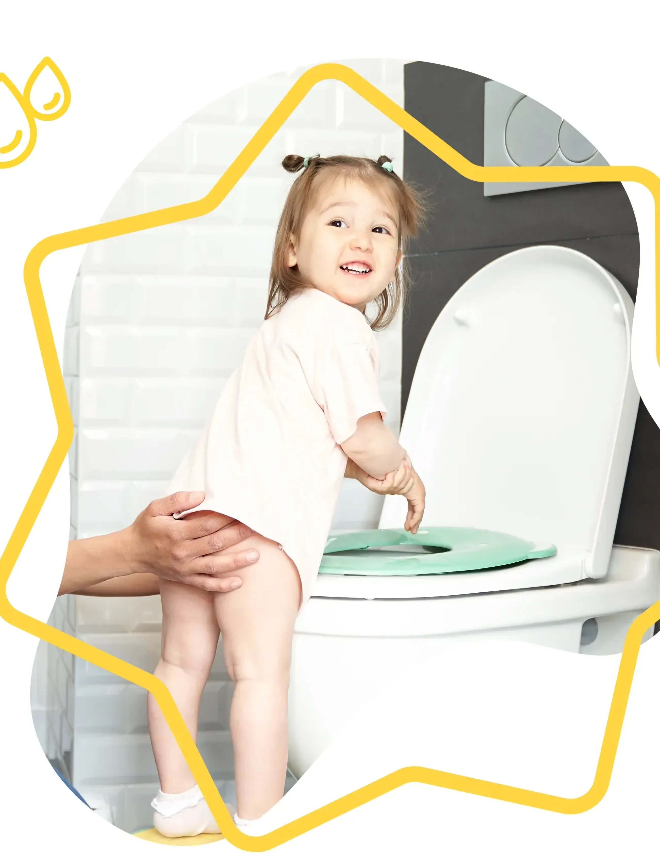 Badabulle - FOLDING TOILET SEAT REDUCER - green - 5