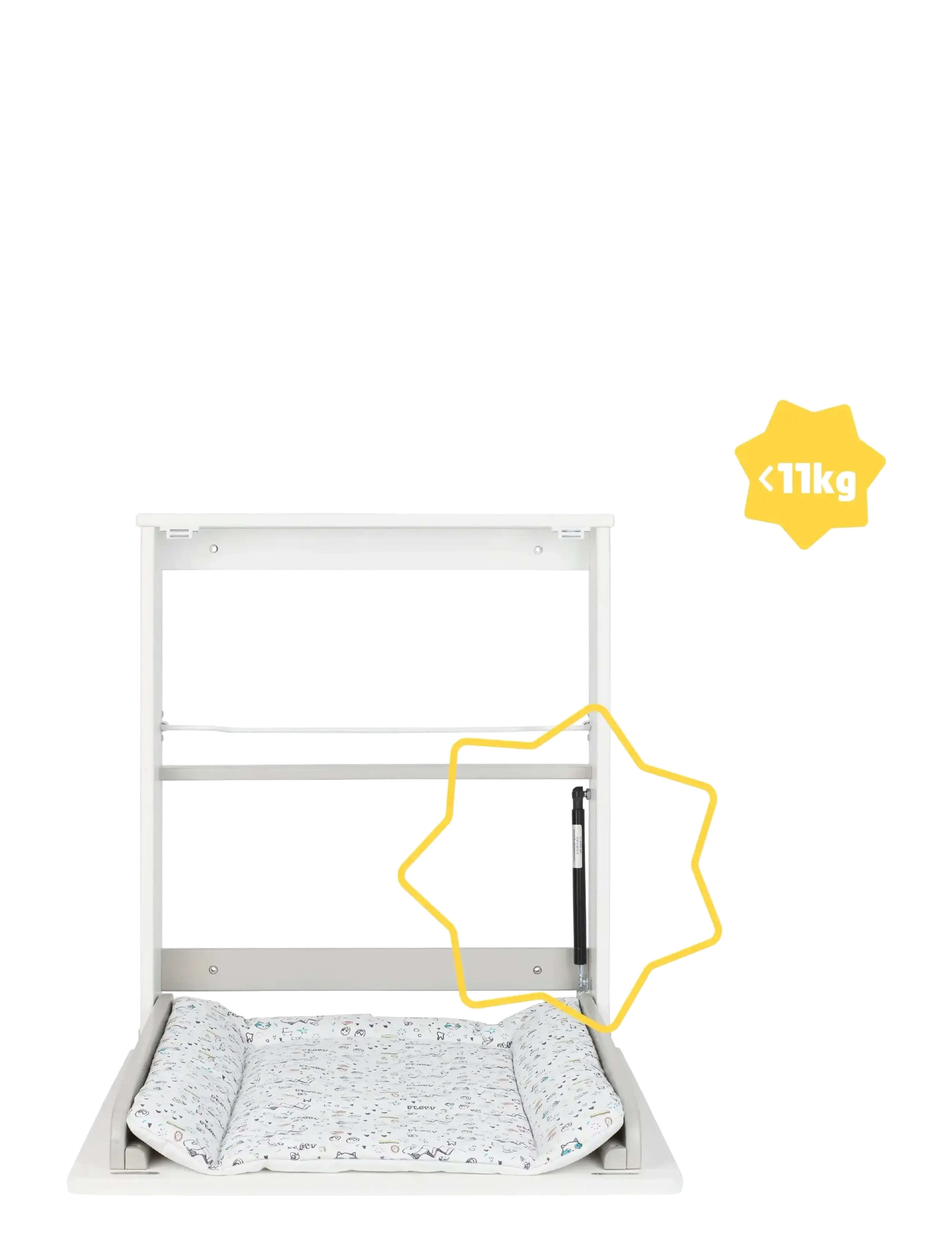 Badabulle - WALL-MOUNTED CHANGING TABLE - plouf - 2