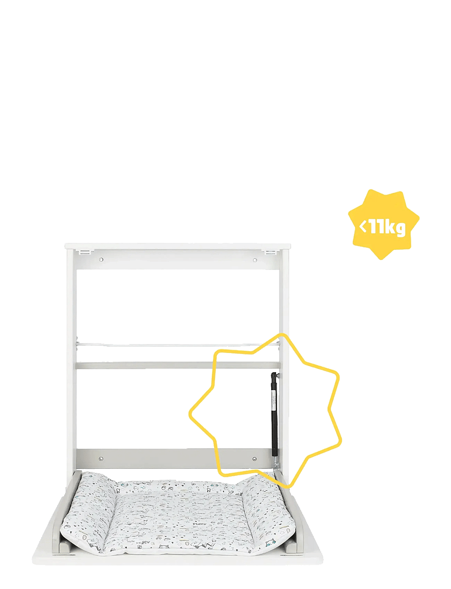 Badabulle - WALL-MOUNTED CHANGING TABLE - plouf - 2