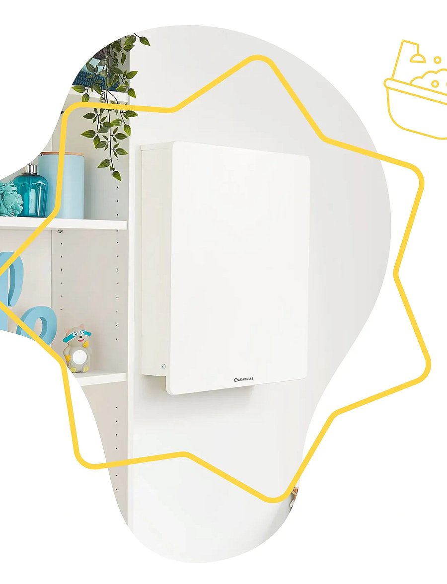 Badabulle - WALL-MOUNTED CHANGING TABLE - plouf - 0