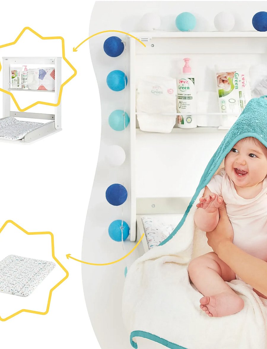 Badabulle - WALL-MOUNTED CHANGING TABLE - plouf - 4