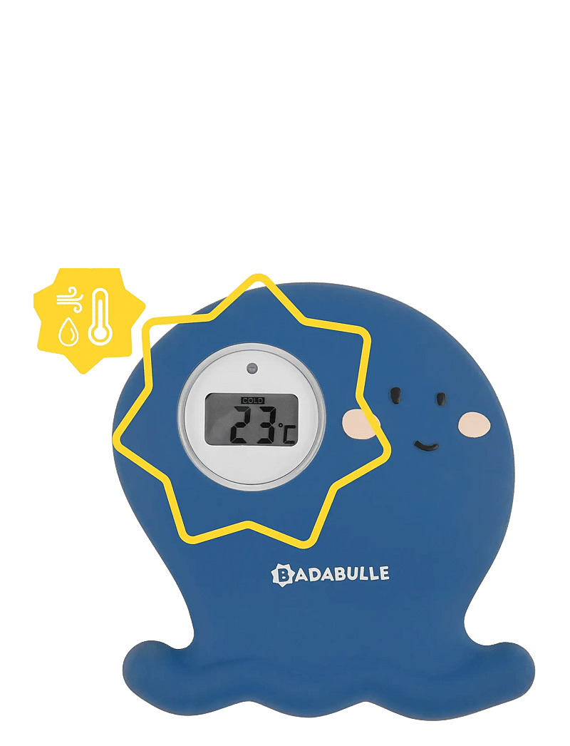 Badabulle - OCTOPUS BATH THERMOMETER - vannid ja tarvikud - blue - 2