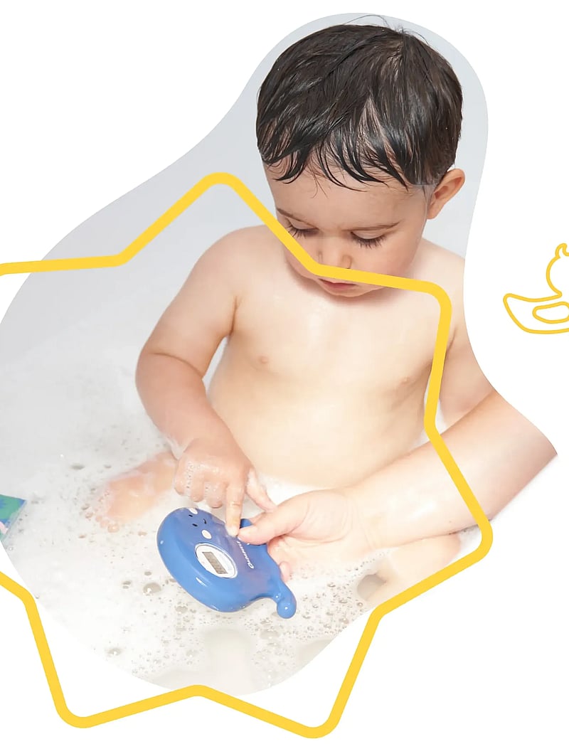 Badabulle - OCTOPUS BATH THERMOMETER - vannid ja tarvikud - blue - 5