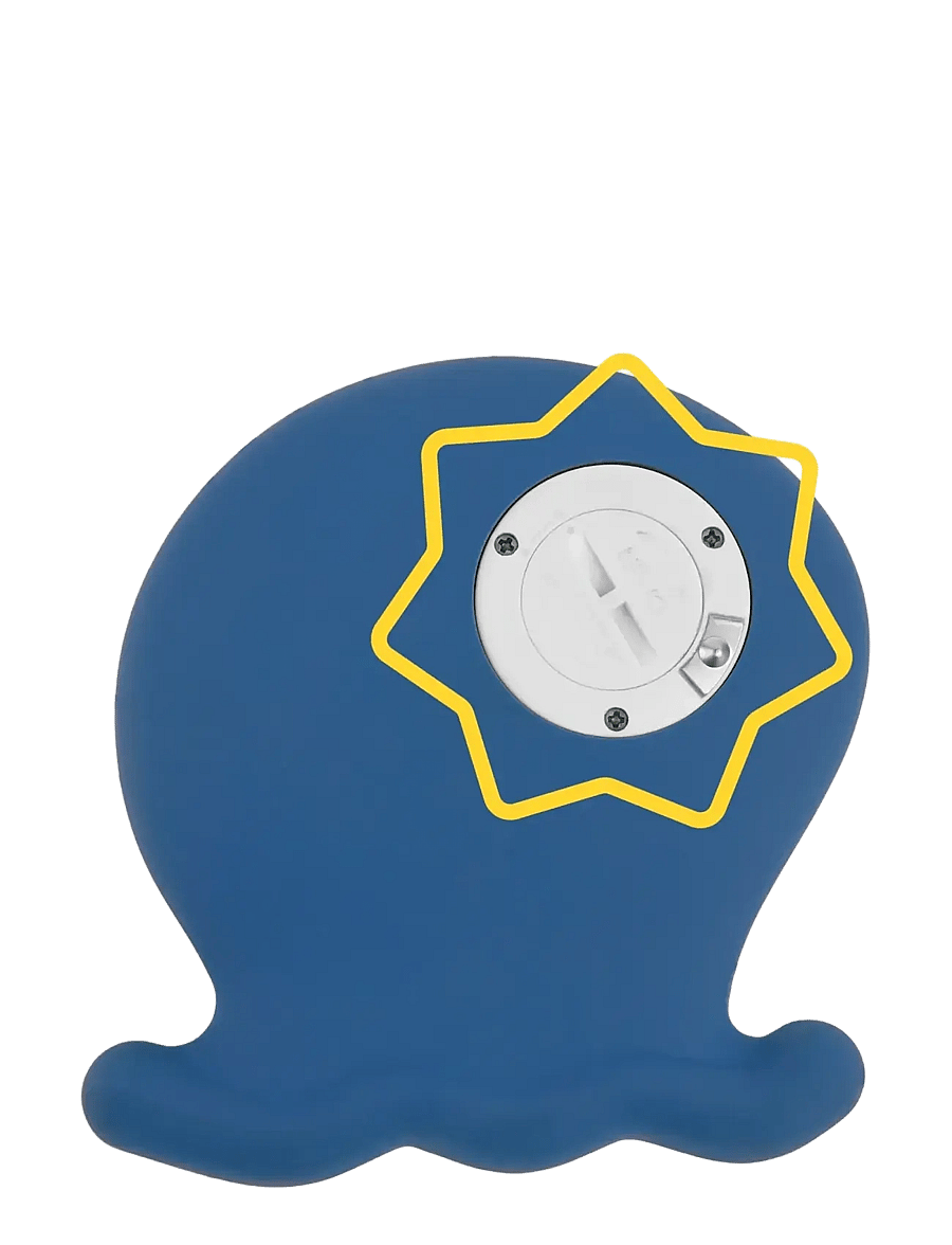 Badabulle - OCTOPUS BATH THERMOMETER - baignoires & accessoires - blue - 4