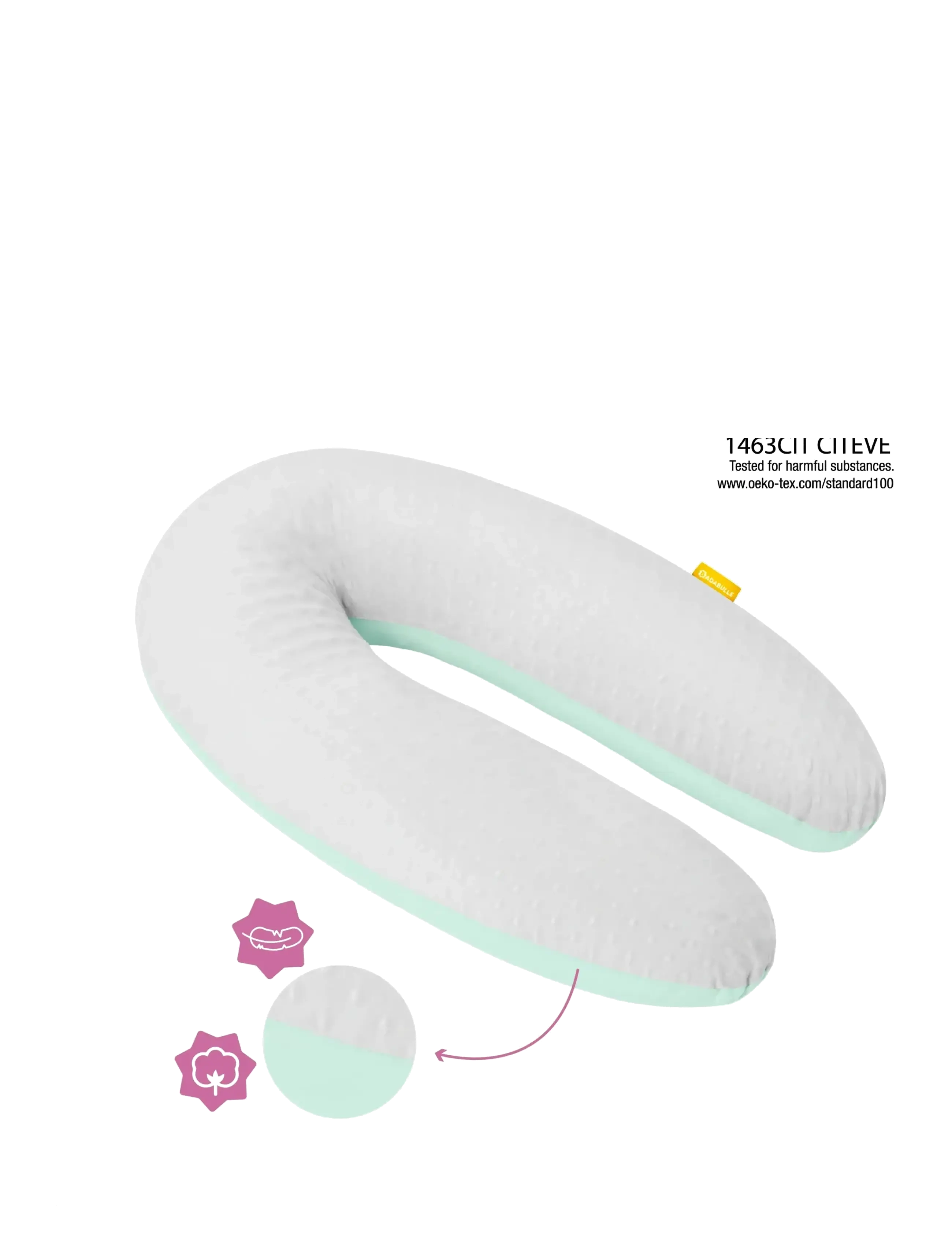 Badabulle - PREGNANCY PILLOWS FLUFFY - graviditetsprodukter - fluffy - 2
