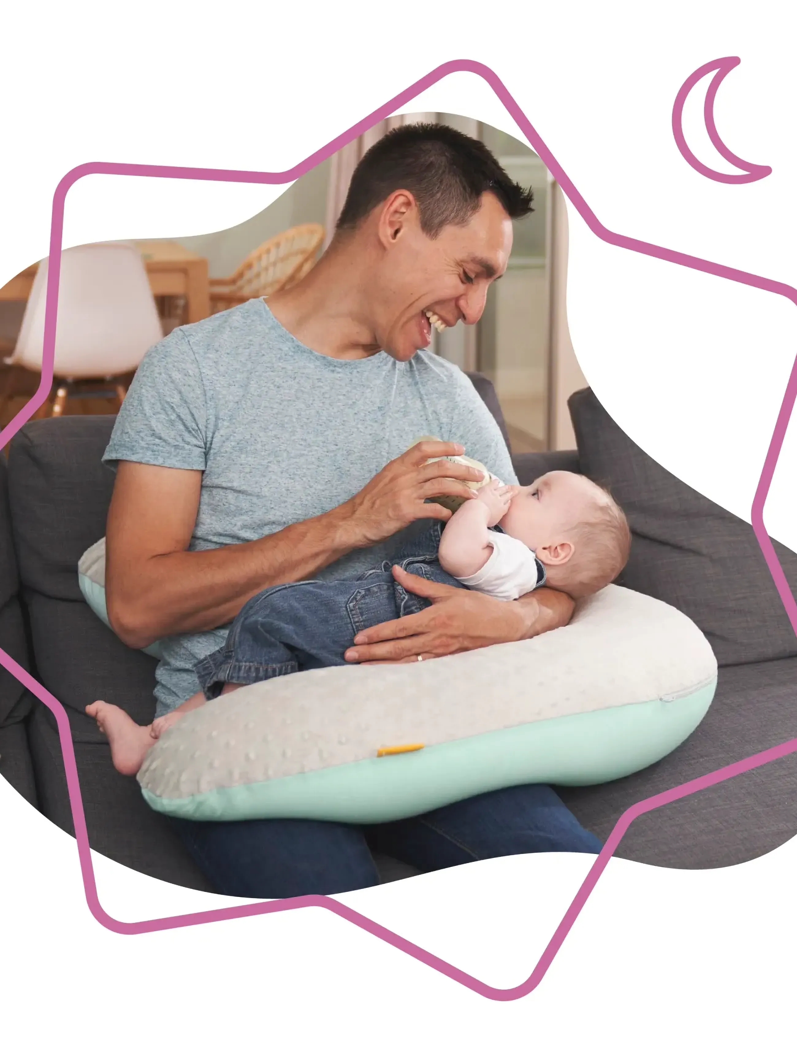 Badabulle - PREGNANCY PILLOWS FLUFFY - graviditetsprodukter - fluffy - 4