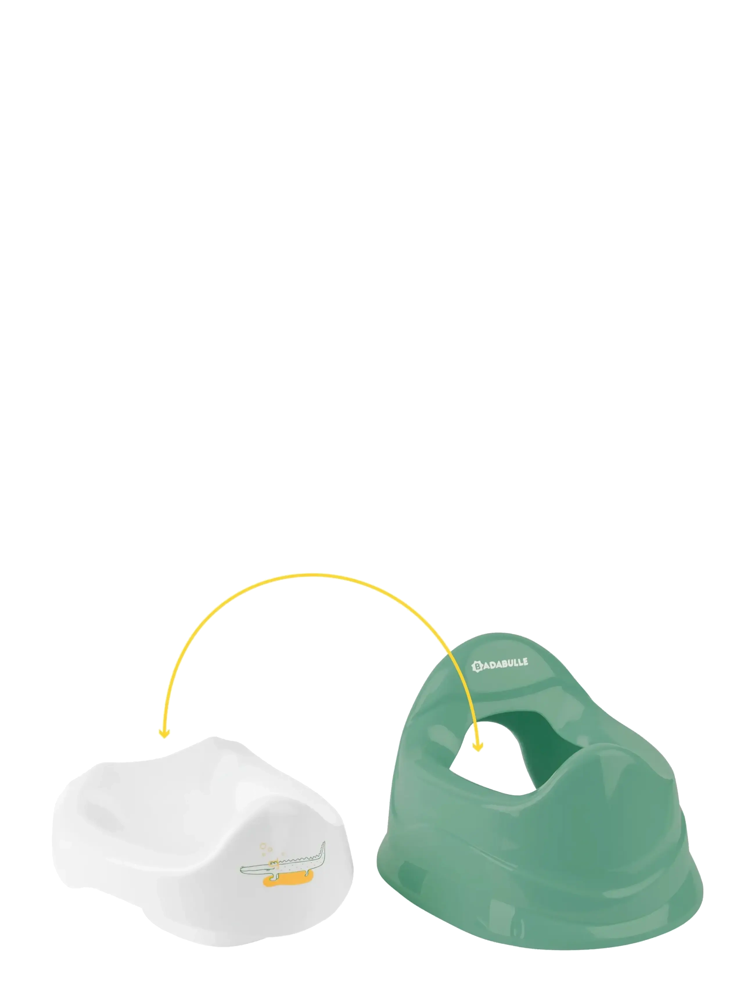 Badabulle - POTTY CROCODILE - bērnu podiņi - crocodile - 3
