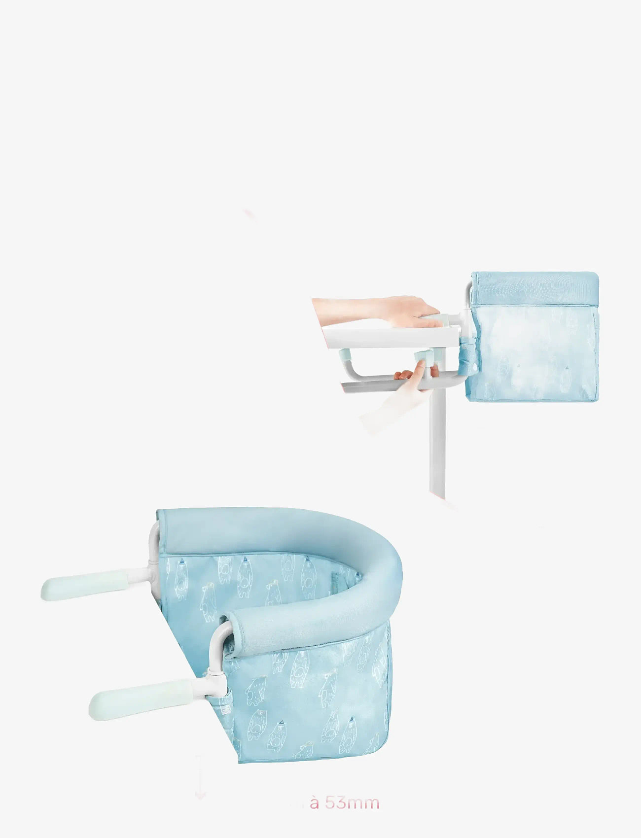 Badabulle - TABLE SEAT - baby chairs & accessories - blue - 2