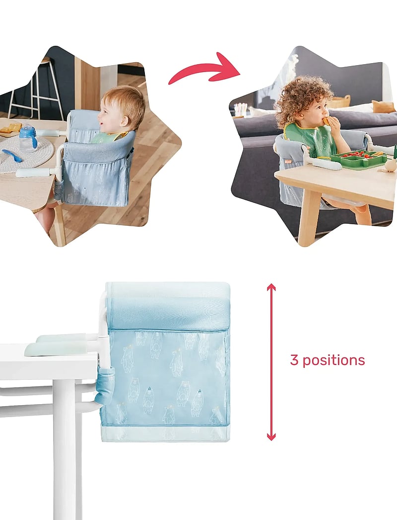 Badabulle - TABLE SEAT - højstole & tilbehør - blue - 4
