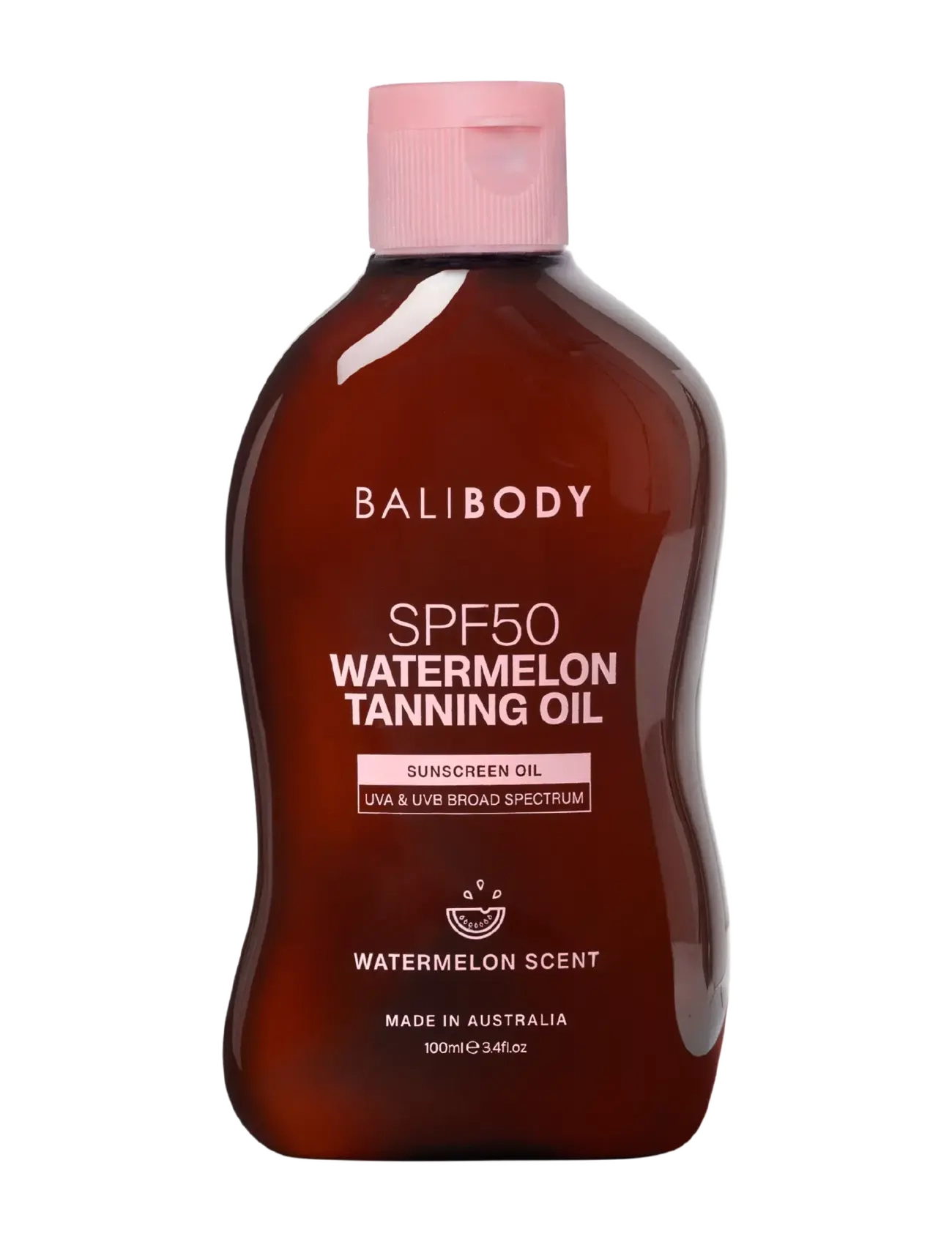 Bali Body Watermelon Sunscreen Oil Spf50, Body, Brun, Str: 1OO ML