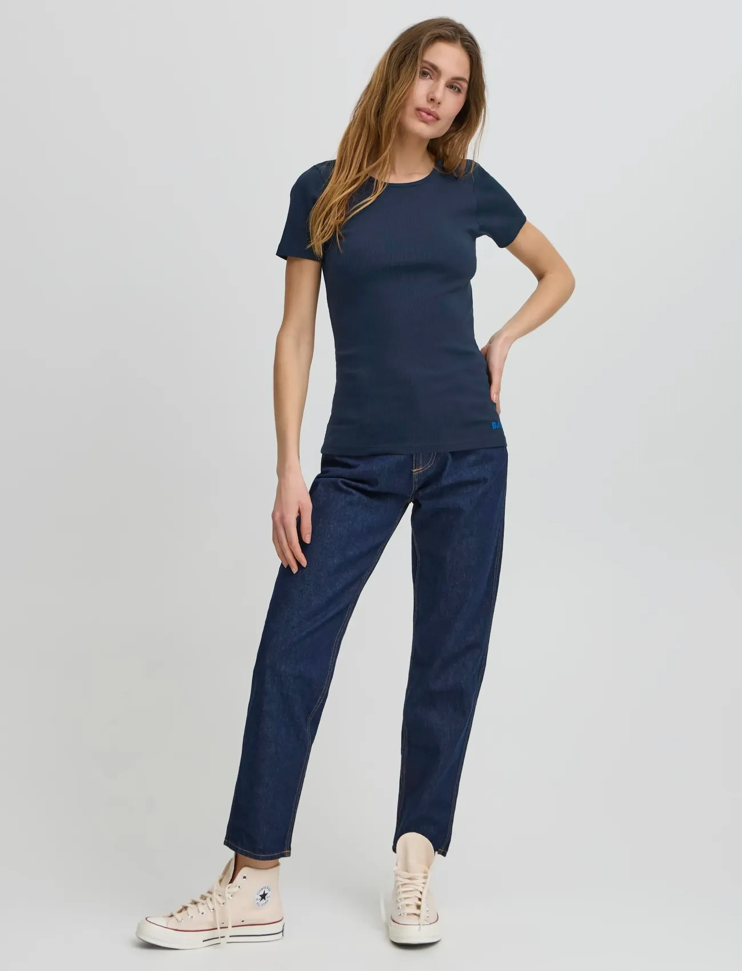 BALL Baaltobelli Tshirt, S, Navy, T-Shirts & Toppe > Kortærmede, Dame