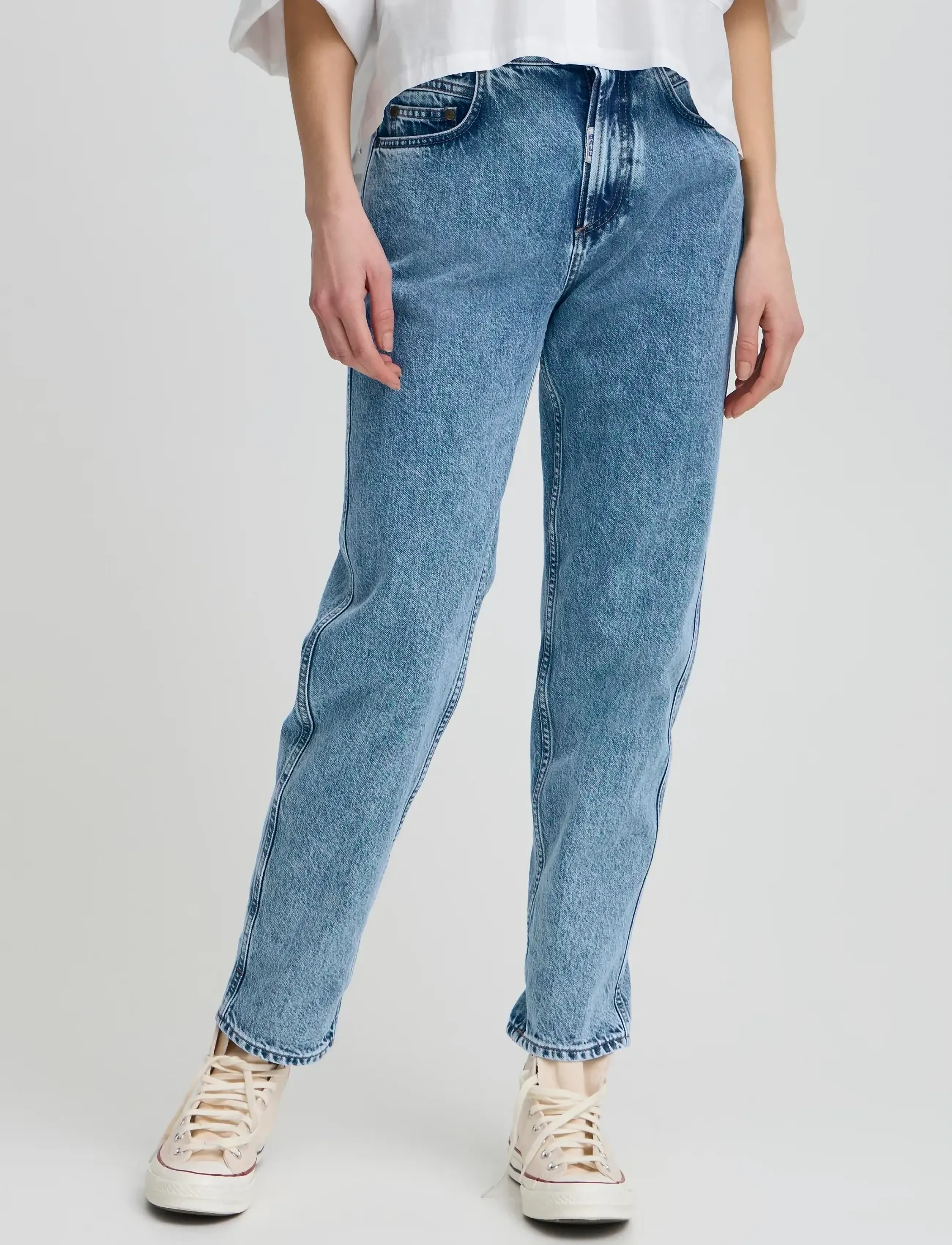 BALL - BAPAOLO JEANS - sirge säärega teksad - marble wash - 3