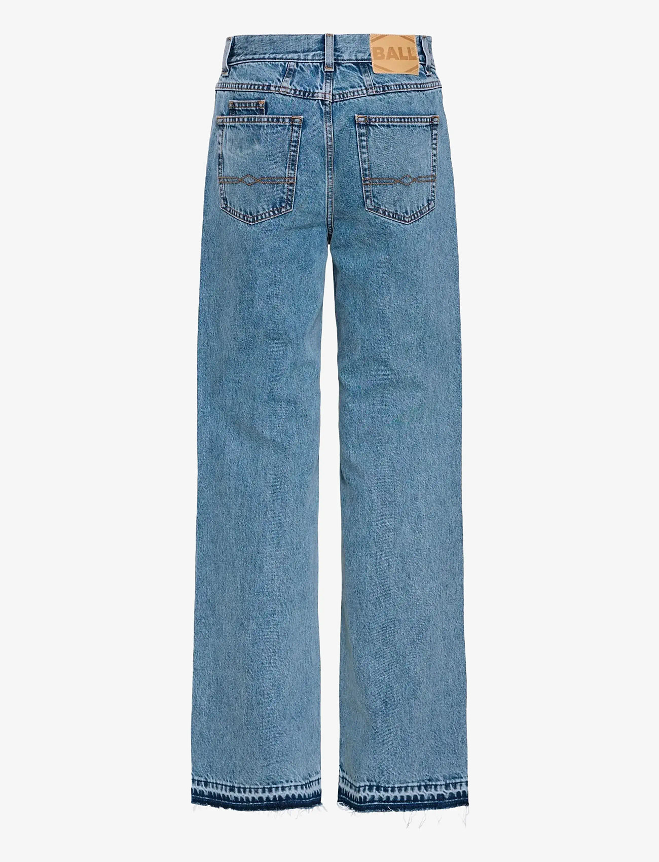 BALL - BASERENA JEANS - laia säärega teksad - marble wash - 2