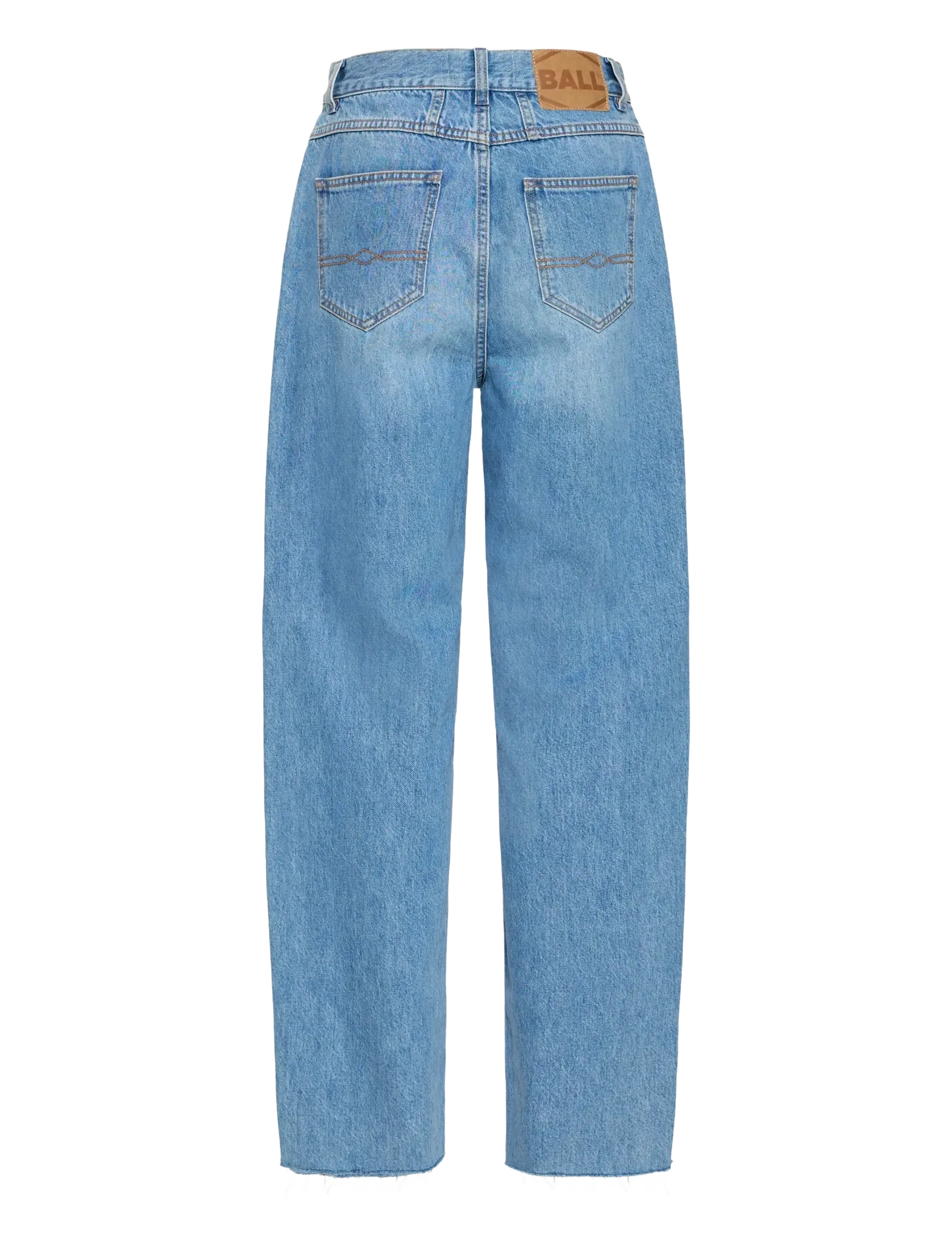 BALL - BACAMMEO JEANS - hosen mit weitem bein - stonewash - 2