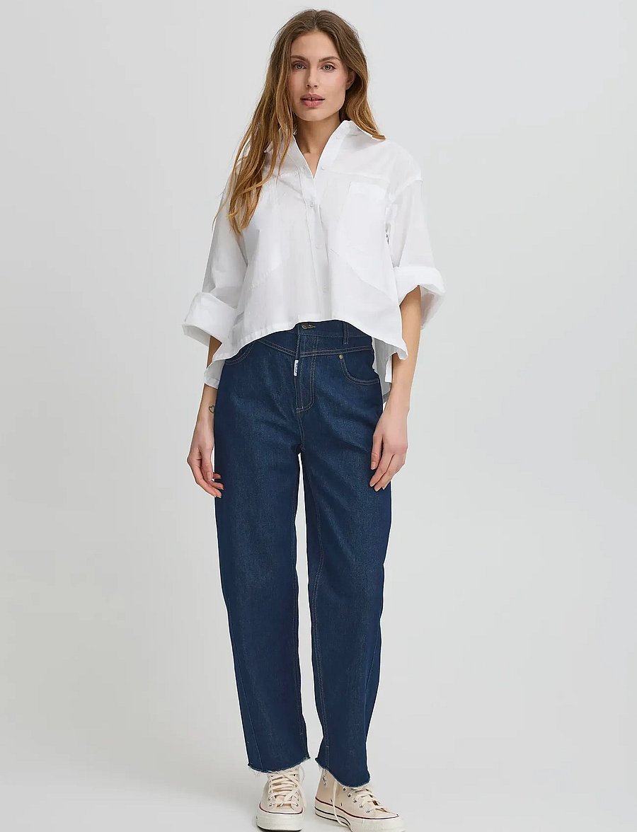 BALL - BACAMMEO JEANS - hosen mit weitem bein - rinse wash - 0