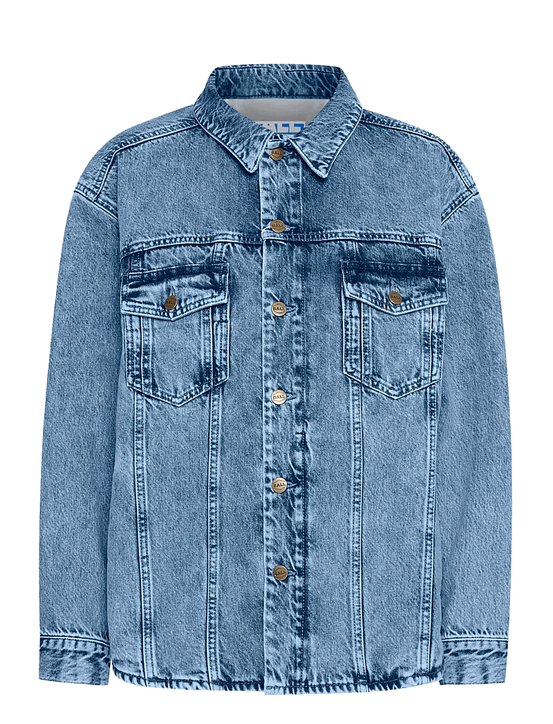 BALL - BAJULIETTA JEANS JACKET - forårsjakker - marble wash - 1