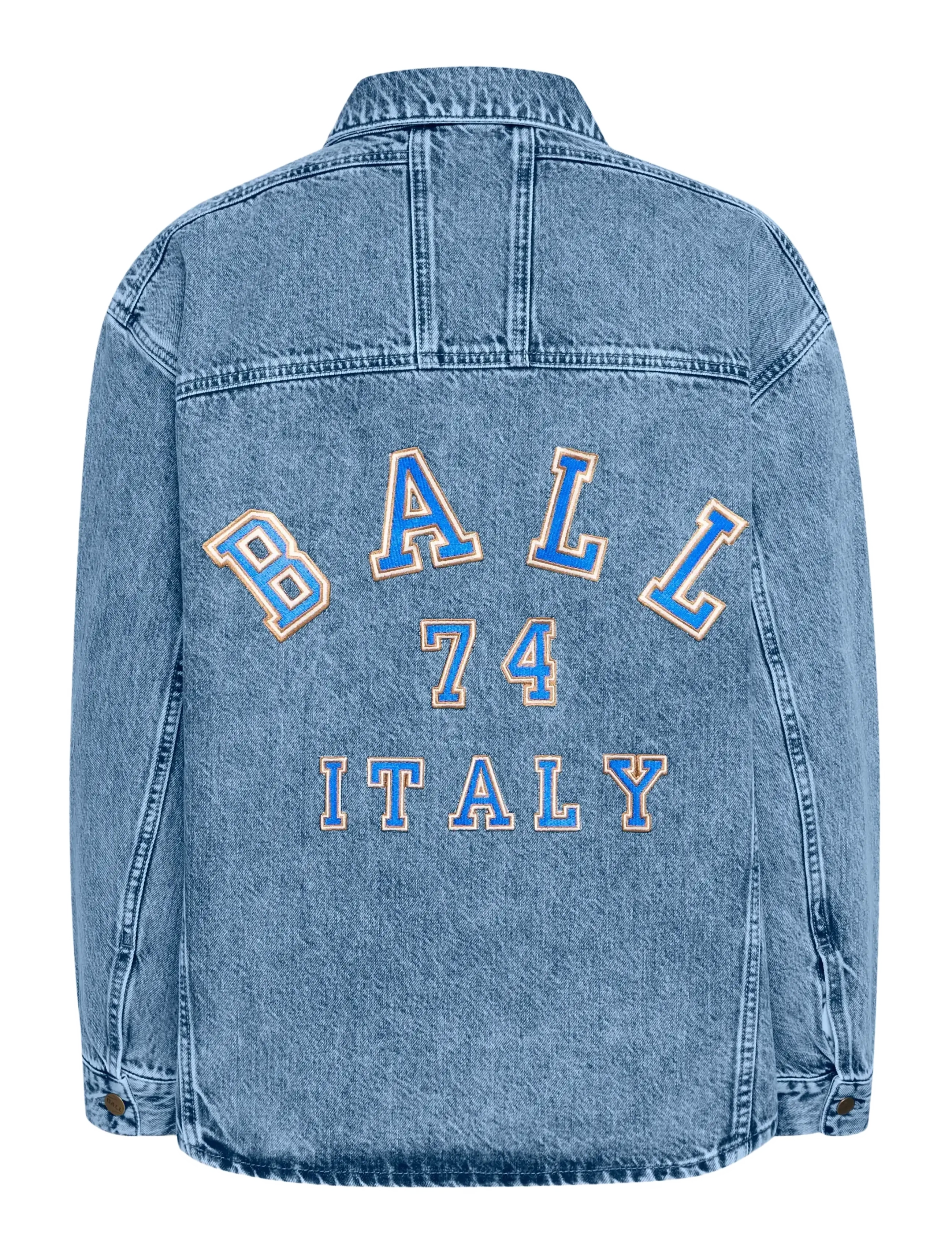 BALL - BAJULIETTA JEANS JACKET - virsdrēbes - marble wash - 2