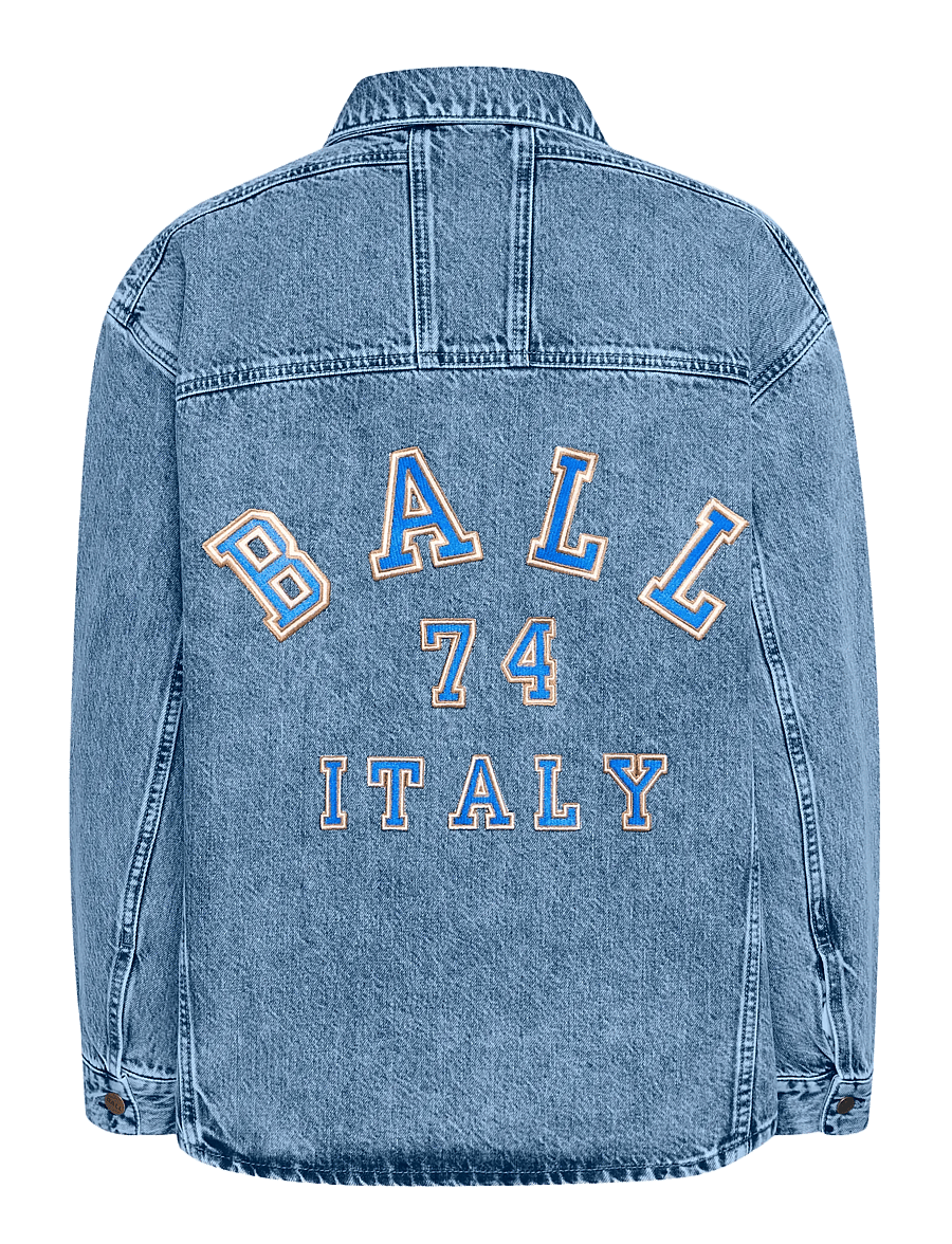 BALL - BAJULIETTA JEANS JACKET - forårsjakker - marble wash - 2