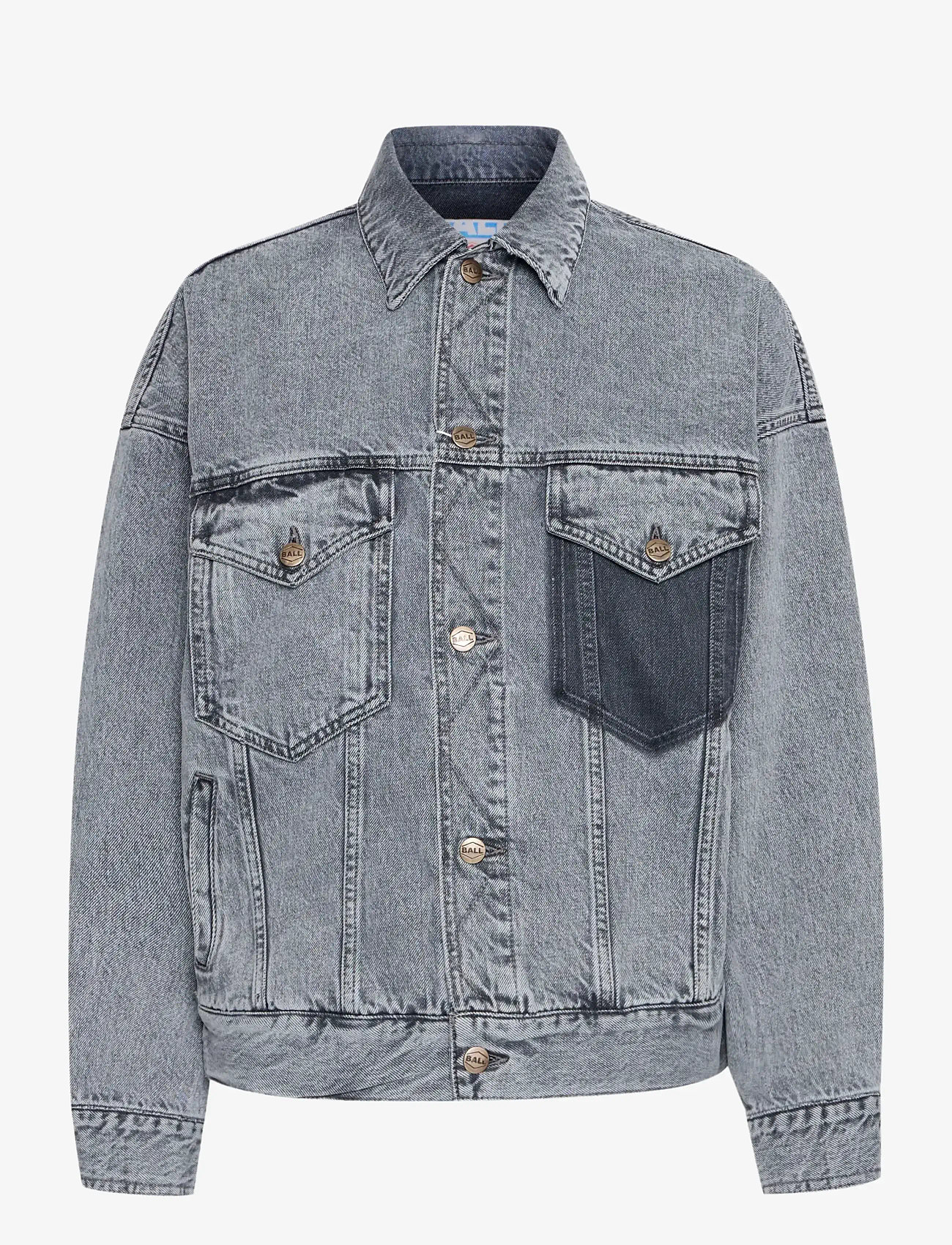 BALL - BACAMMIE DENIM JACKET - viršutiniai drabužiai - grey denim - 1