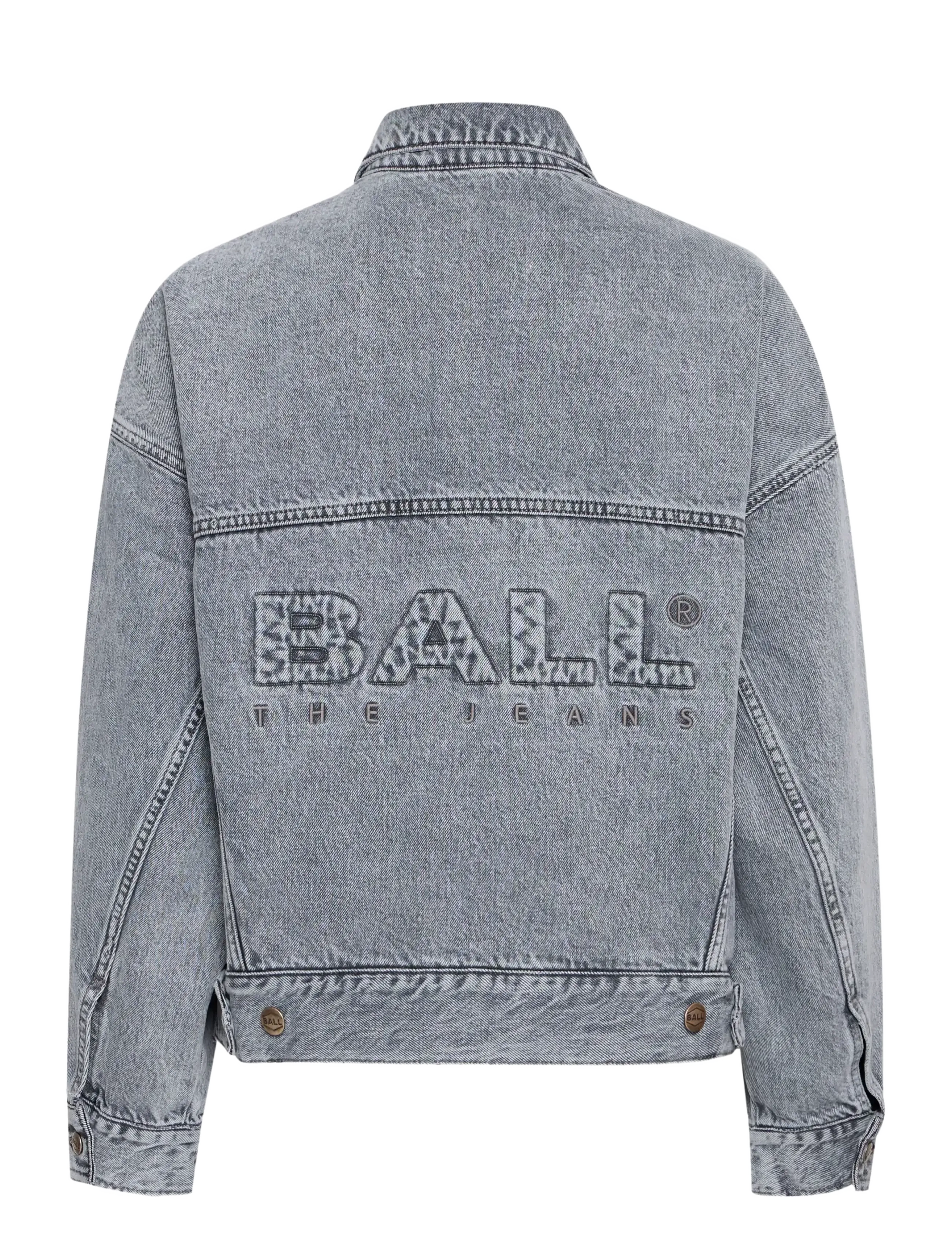 BALL - BACAMMIE DENIM JACKET - frühlingsjacken - grey denim - 2