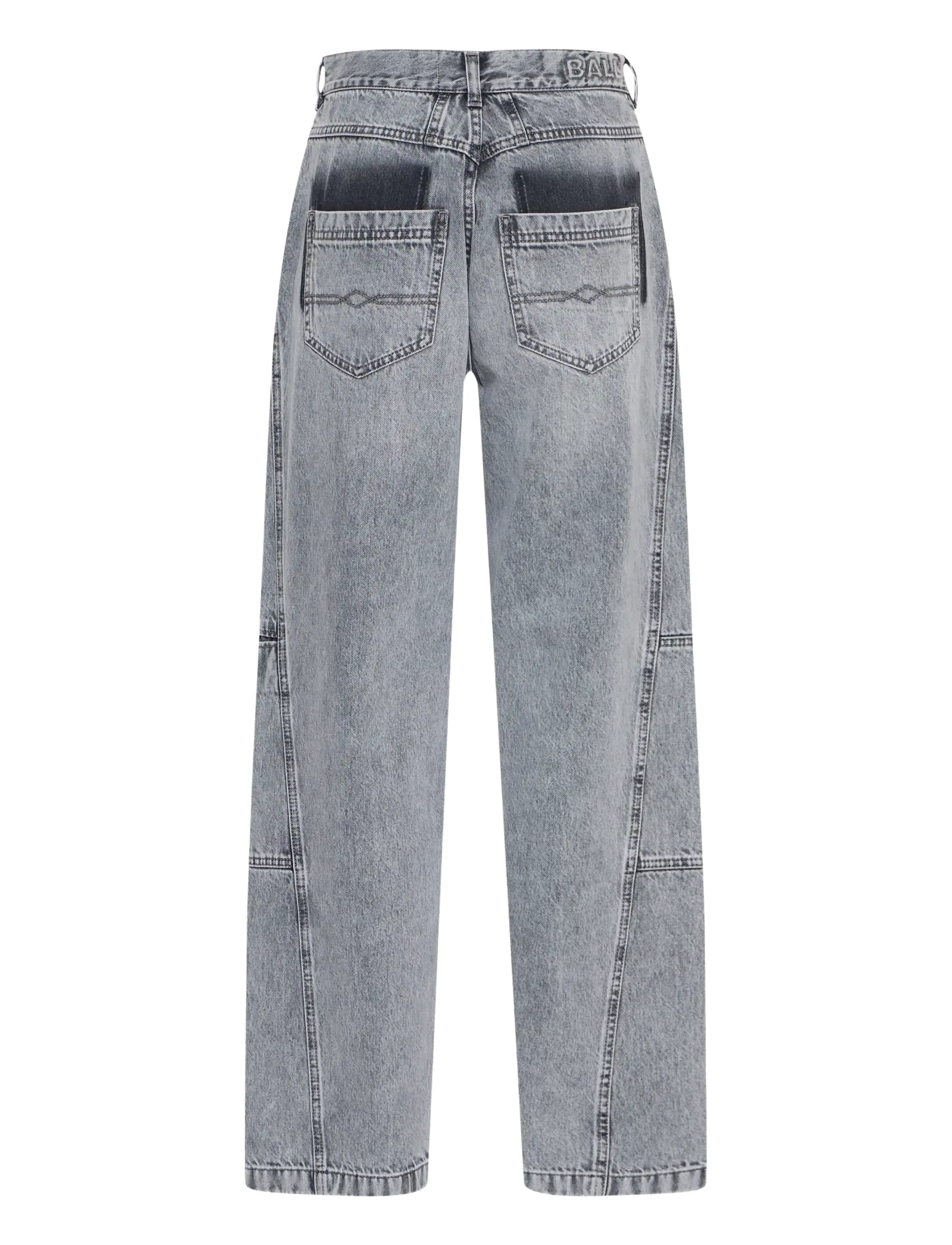 BALL - BACAMMIE CURVED JEANS - boyfriend jeans - grey denim - 2