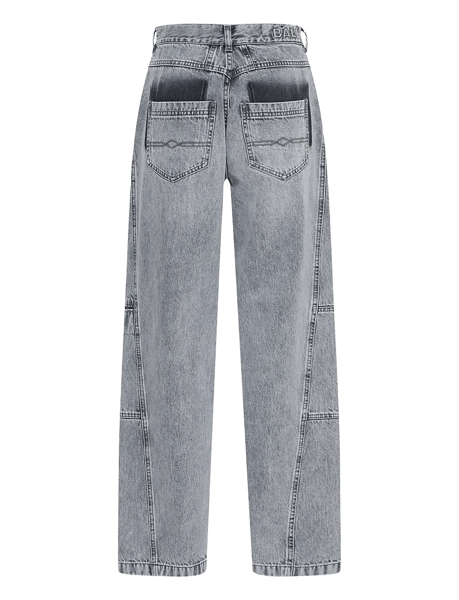 BALL - BACAMMIE CURVED JEANS - boyfriend jeans - grey denim - 2