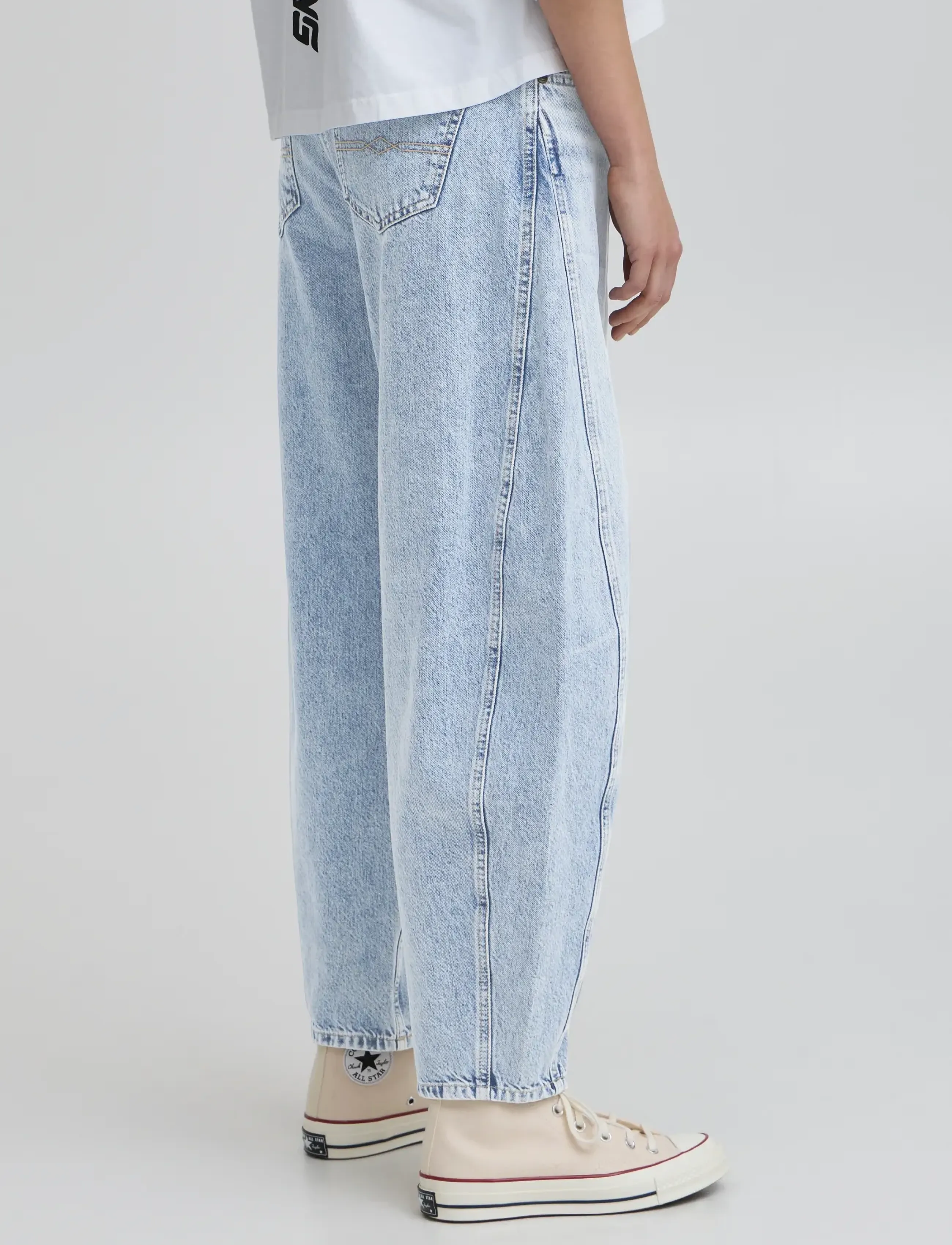 BALL - BACAVI CURVED JEANS - jeans - light blue denim - 4