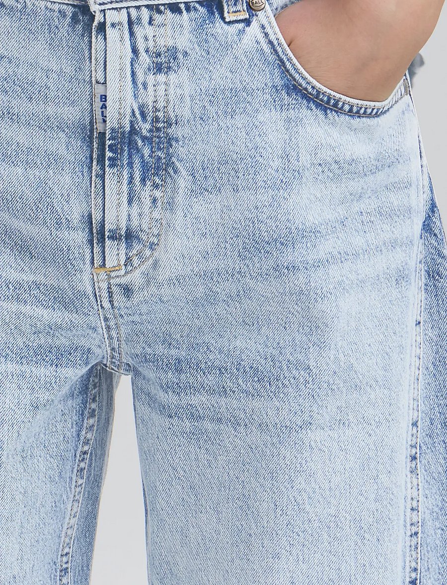 BALL - BACAVI CURVED JEANS - barrel jeans - light blue denim - 5