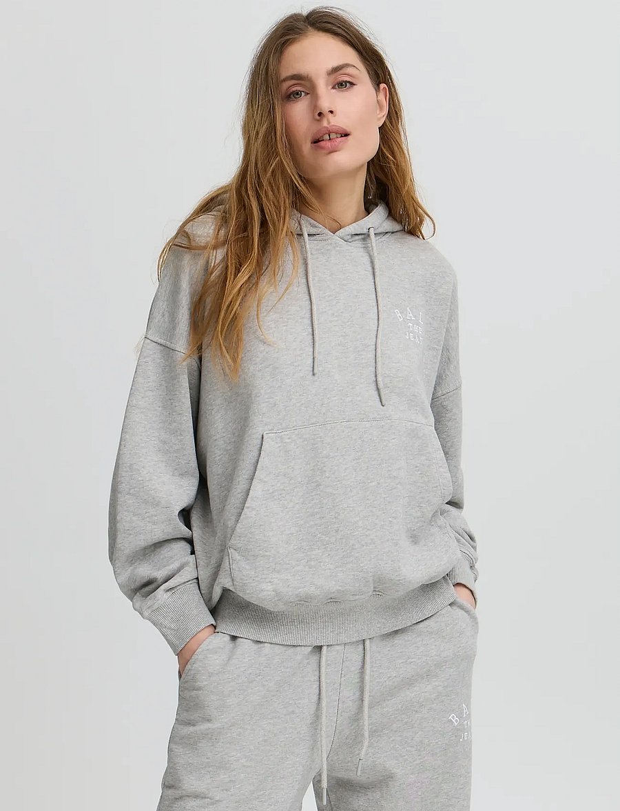 BALL - BASAVONA HOODIE - hoodies - medium grey melange - 3