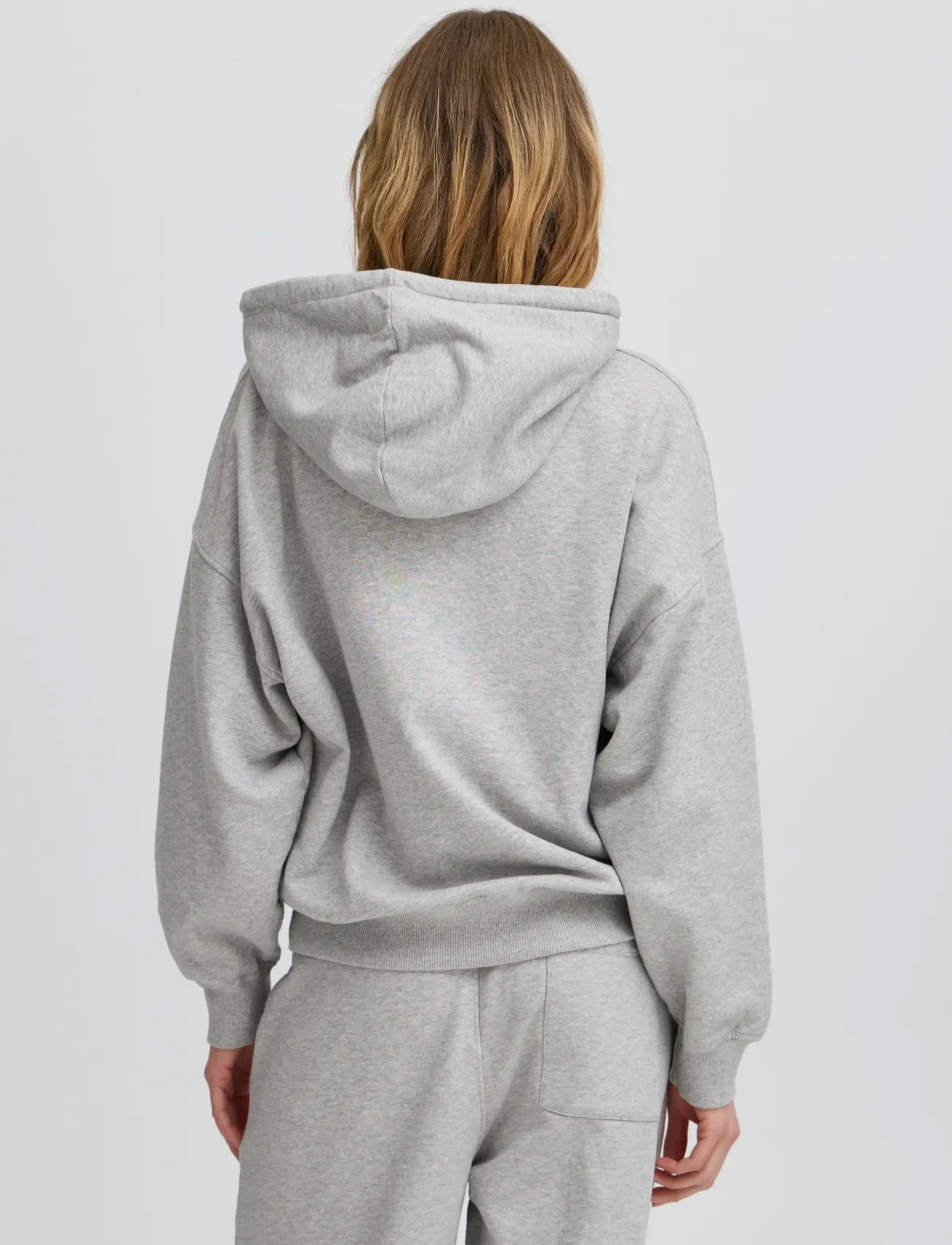 BALL - BASAVONA HOODIE - kapuutsiga dressipluusid - medium grey melange - 4