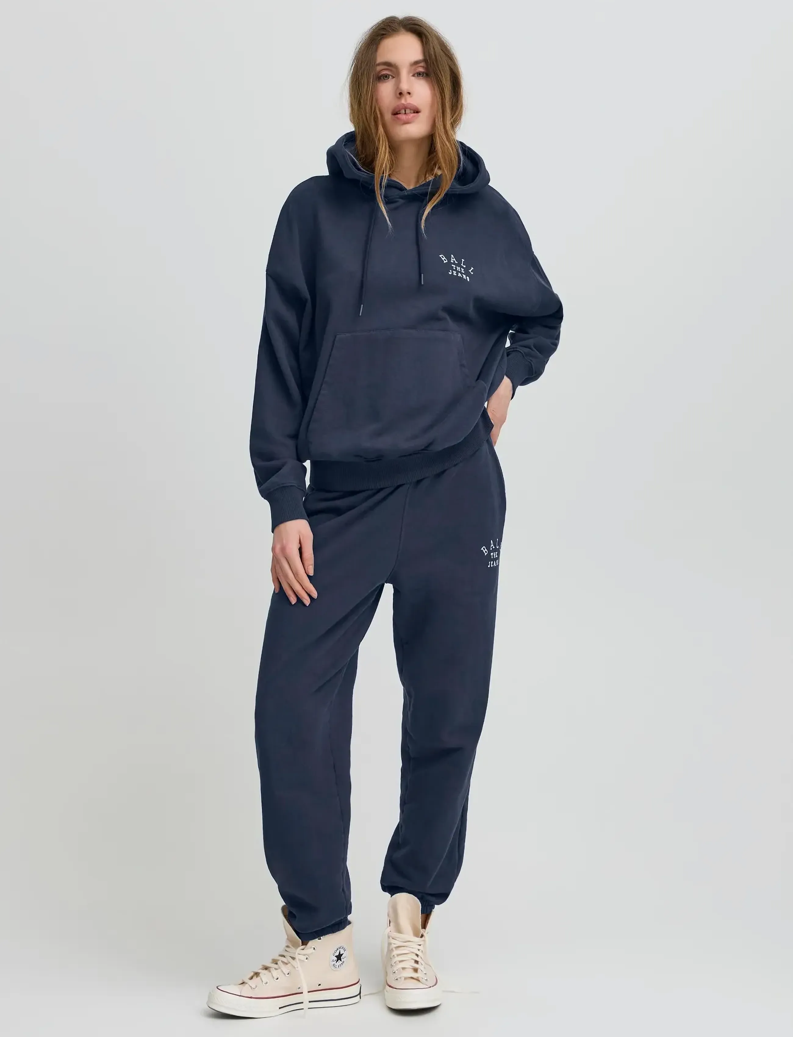 BALL Basavona Hoodie, XS, Navy, Sweatshirts & Hættetrøjer > Hættetrøjer, Dame