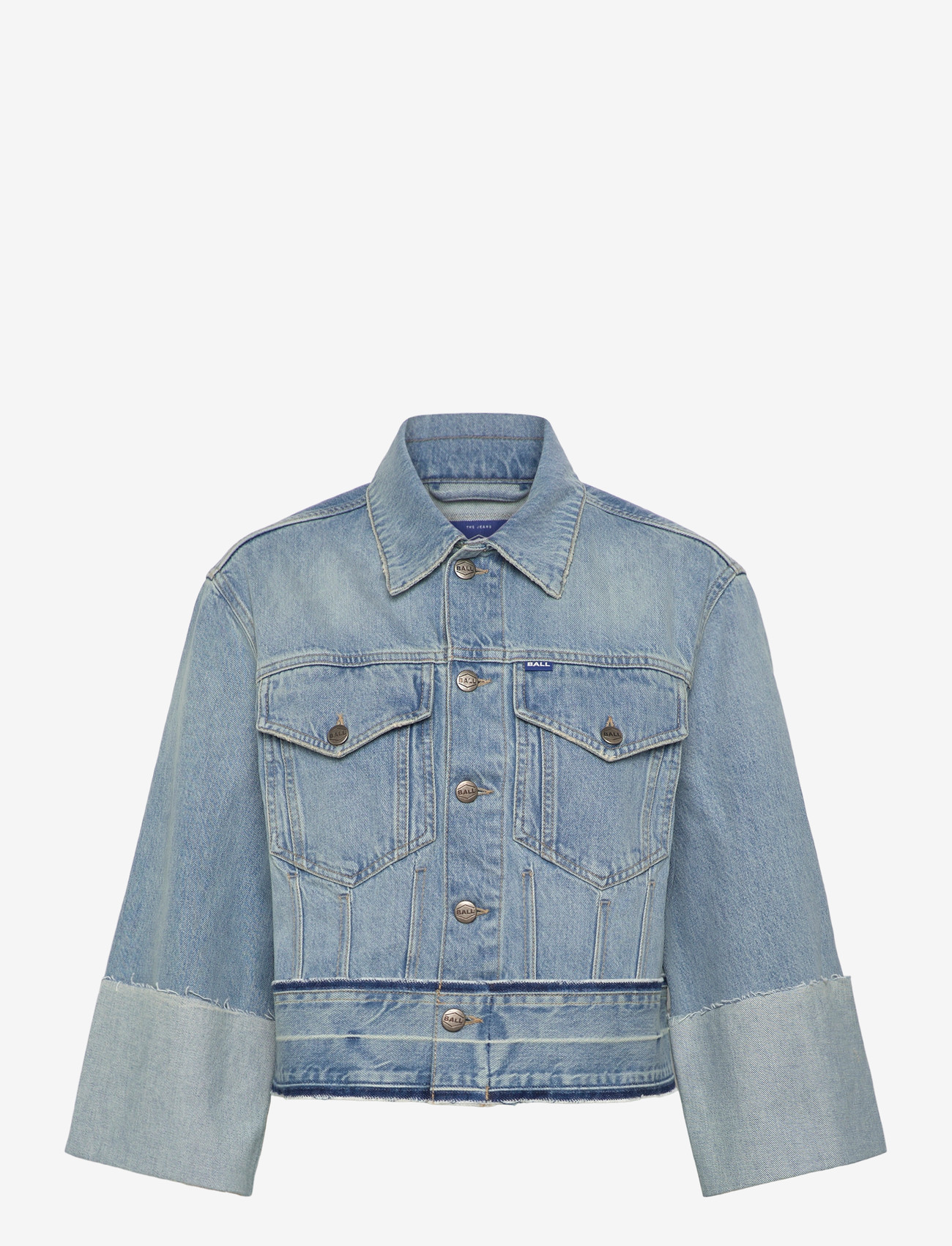BALL - BASERAFINA SHORT JACKET - spring jackets - light blue denim - 1