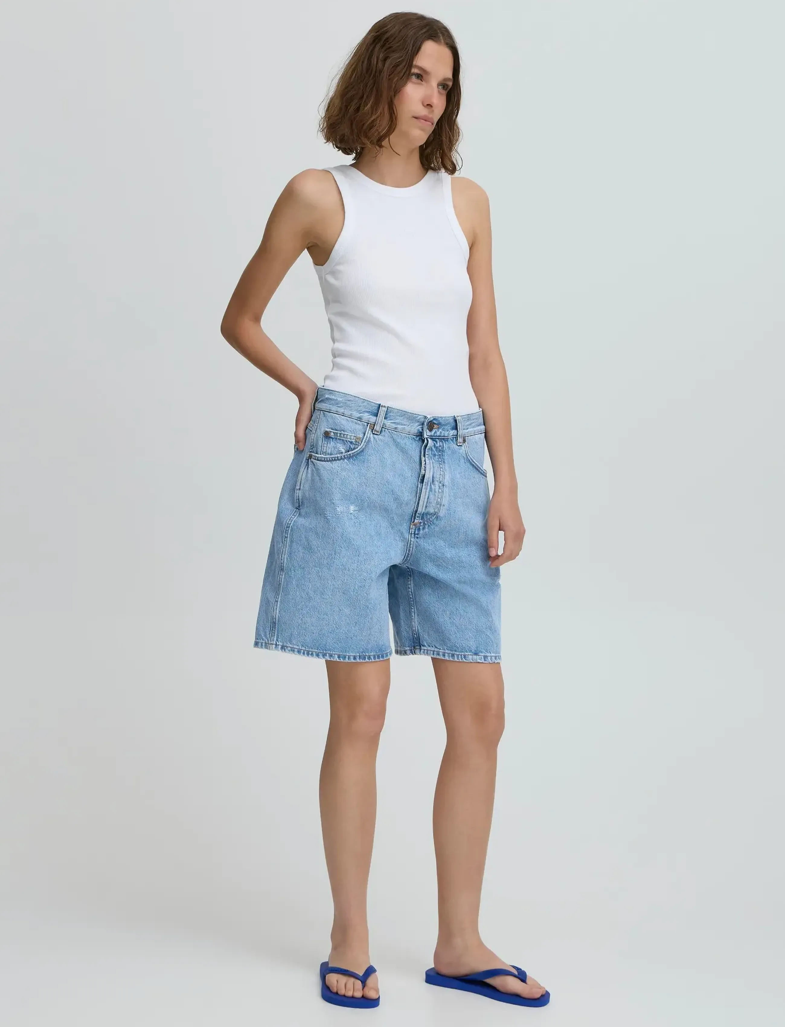 BALL Baserre Denim Shorts, 31, Blau - Frauen