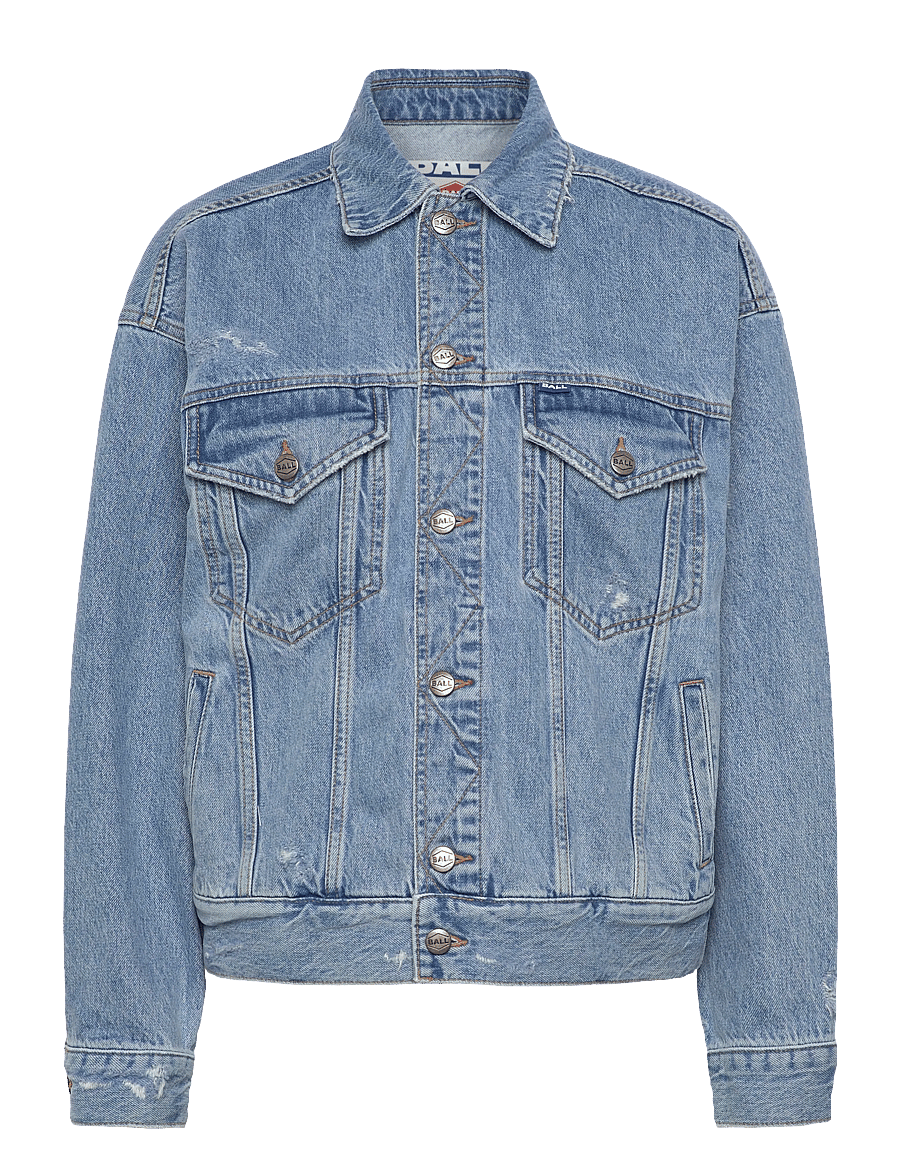 BALL - BASERRE CLASSIC DENIM JACKET - frühlingsjacken - light blue denim - 1