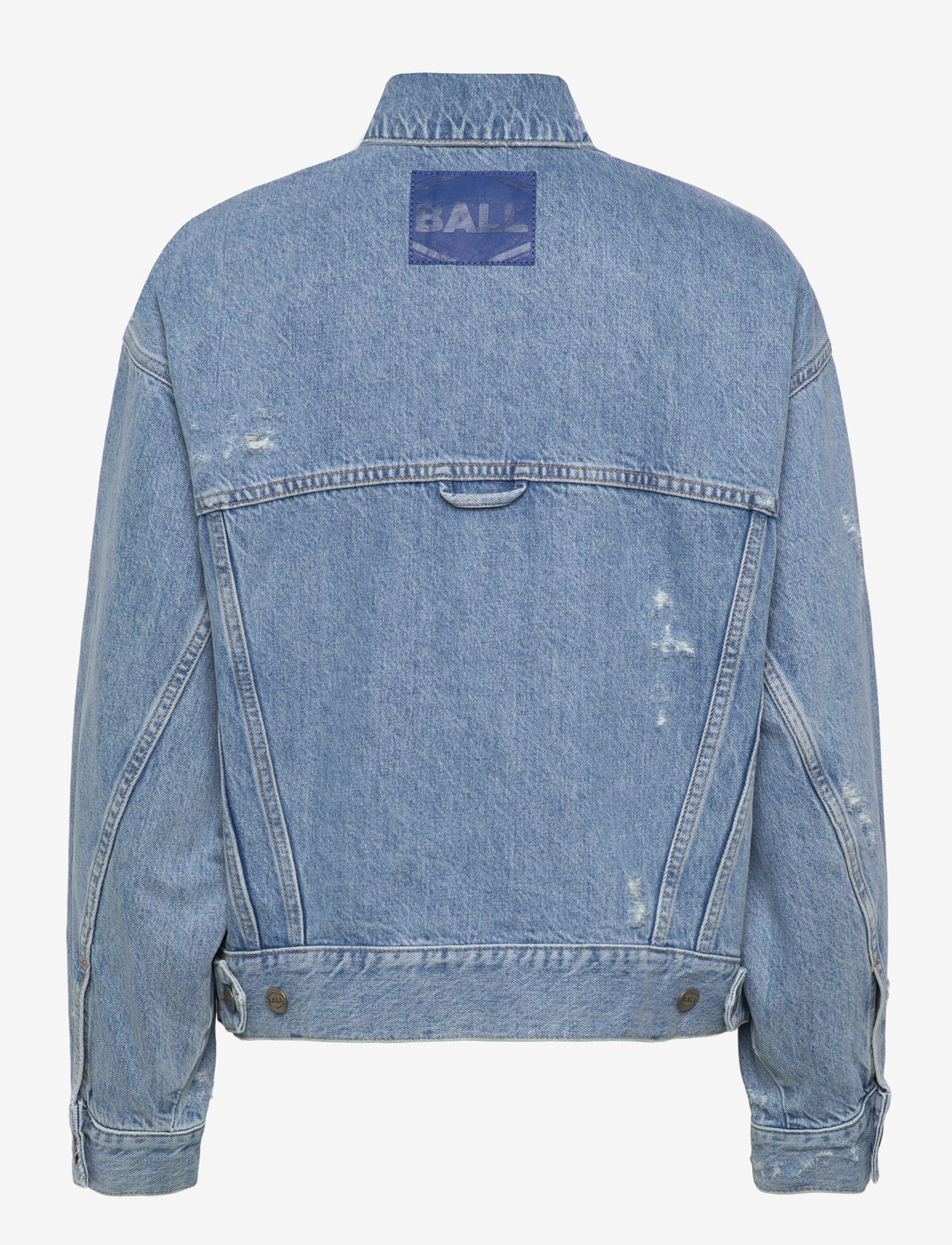 BALL - BASERRE CLASSIC DENIM JACKET - forårsjakker - light blue denim - 2