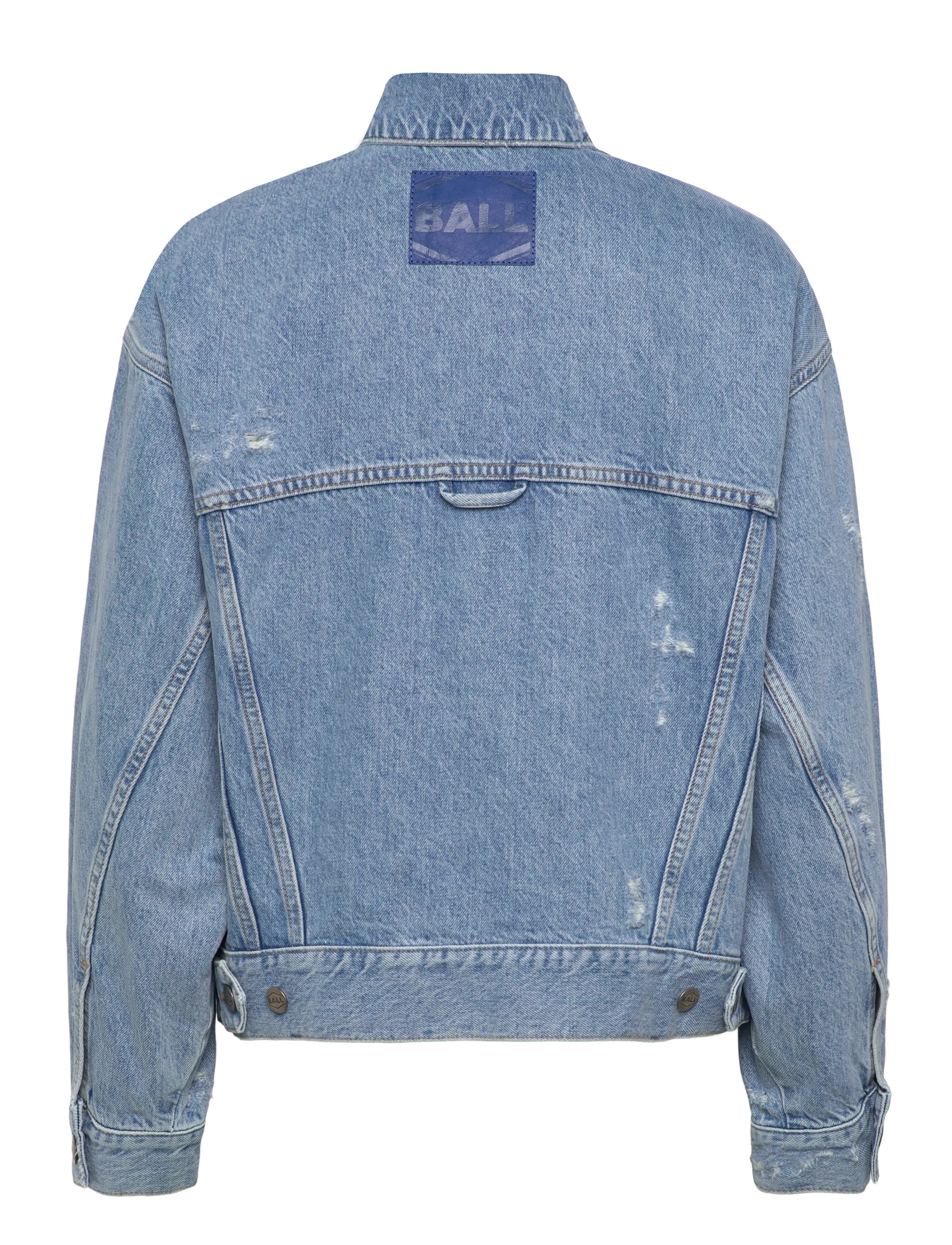 BALL - BASERRE CLASSIC DENIM JACKET - Üleriided - light blue denim - 2