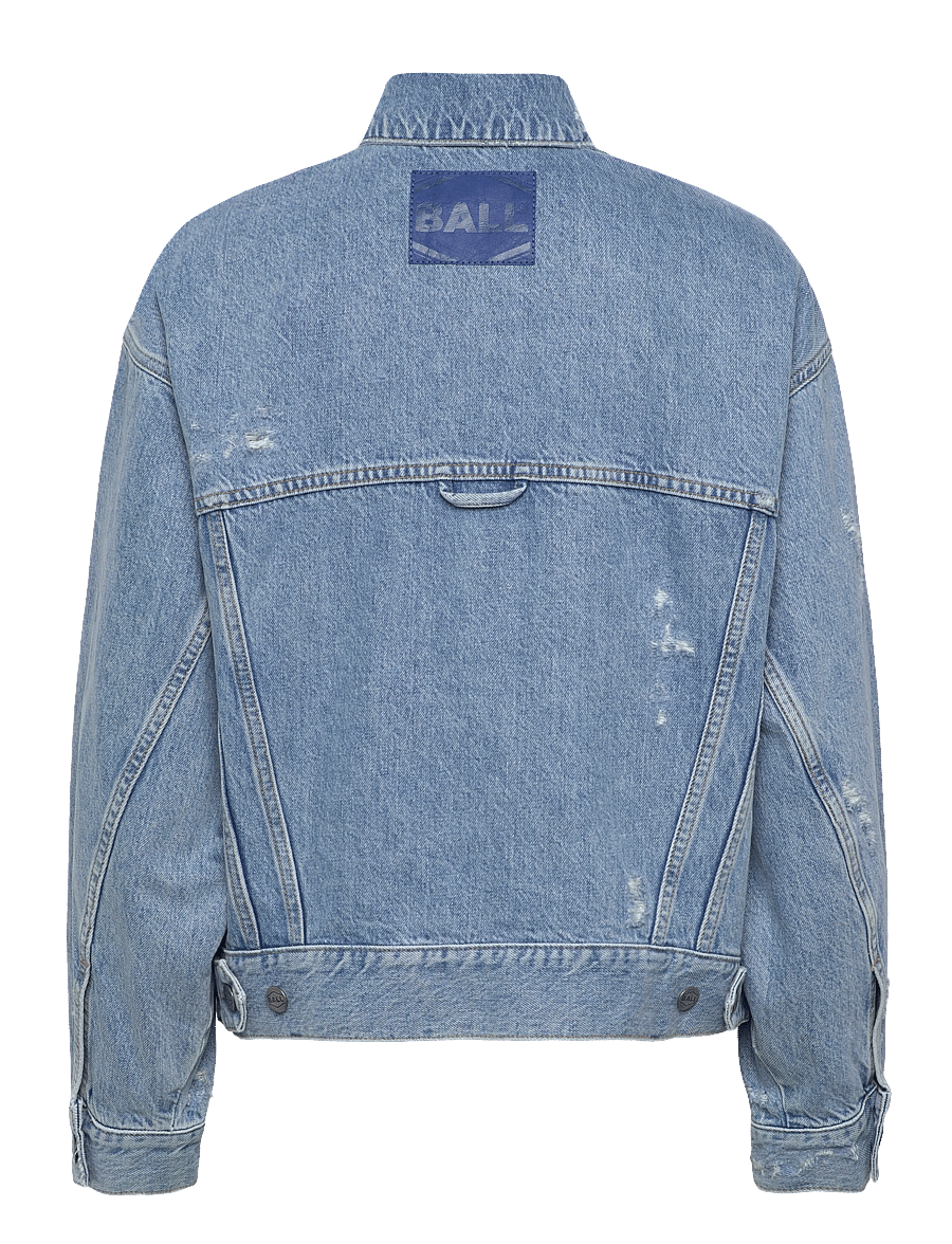 BALL - BASERRE CLASSIC DENIM JACKET - frühlingsjacken - light blue denim - 2