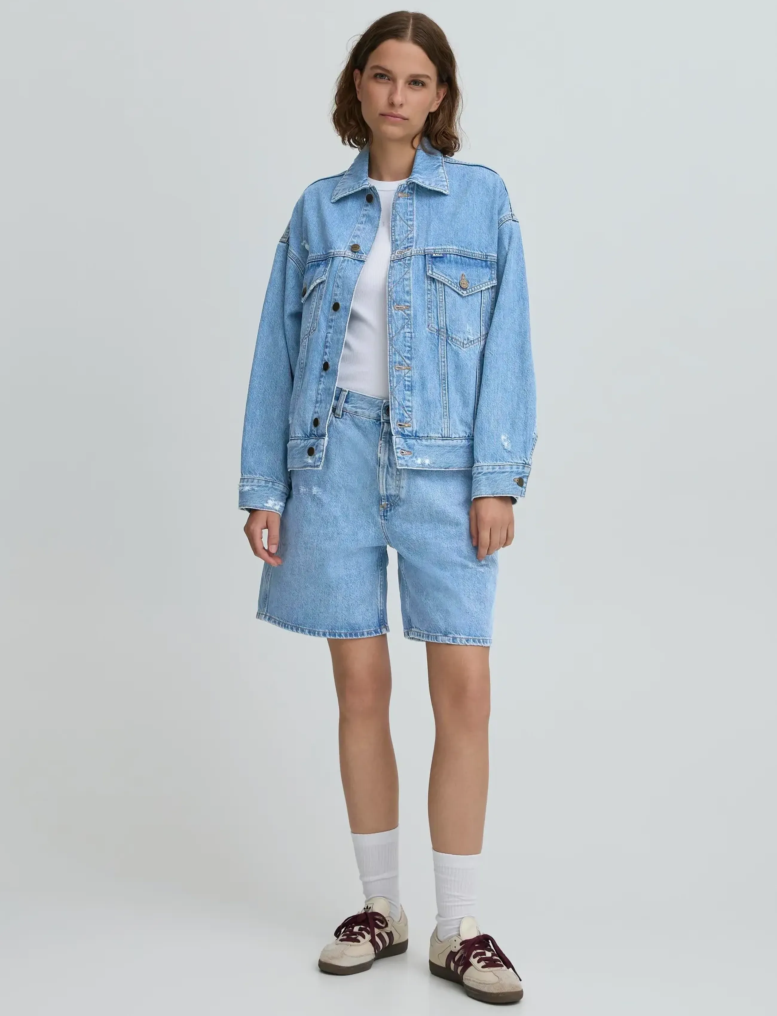BALL Baserre Classic Denim Jacket, M, Blue, Jakker > Denim, Dame