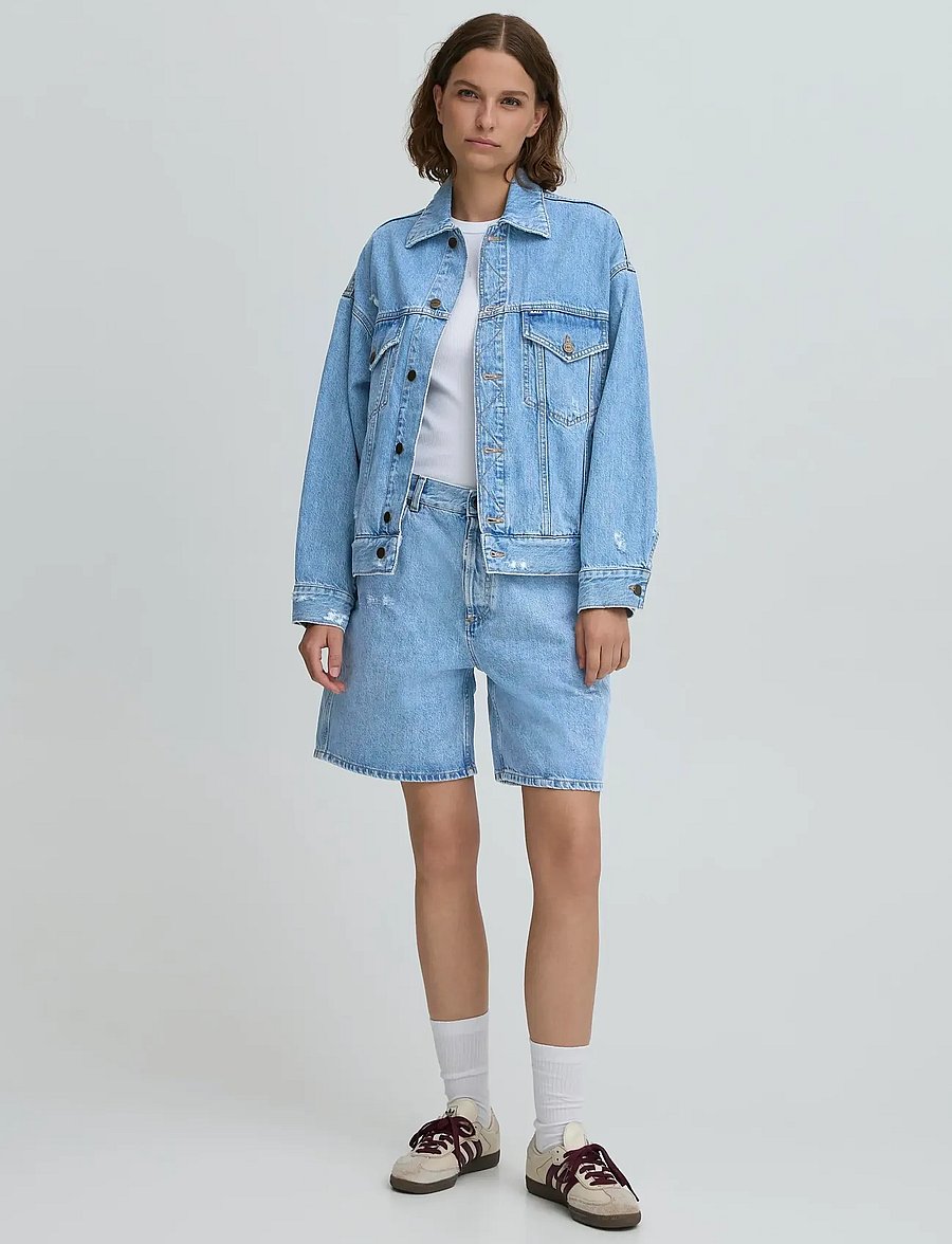 BALL - BASERRE CLASSIC DENIM JACKET - frühlingsjacken - light blue denim - 0