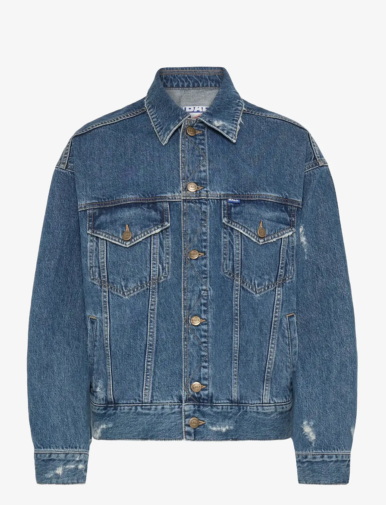 BALL - BASERRE CLASSIC DENIM JACKET - yttertøy - meduim blue wash - 1