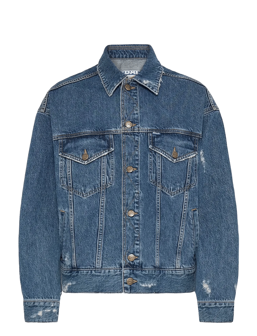 BALL - BASERRE CLASSIC DENIM JACKET - frühlingsjacken - meduim blue wash - 1