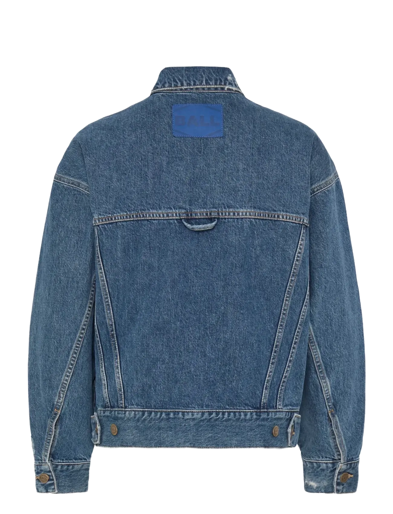 BALL - BASERRE CLASSIC DENIM JACKET - forårsjakker - meduim blue wash - 2