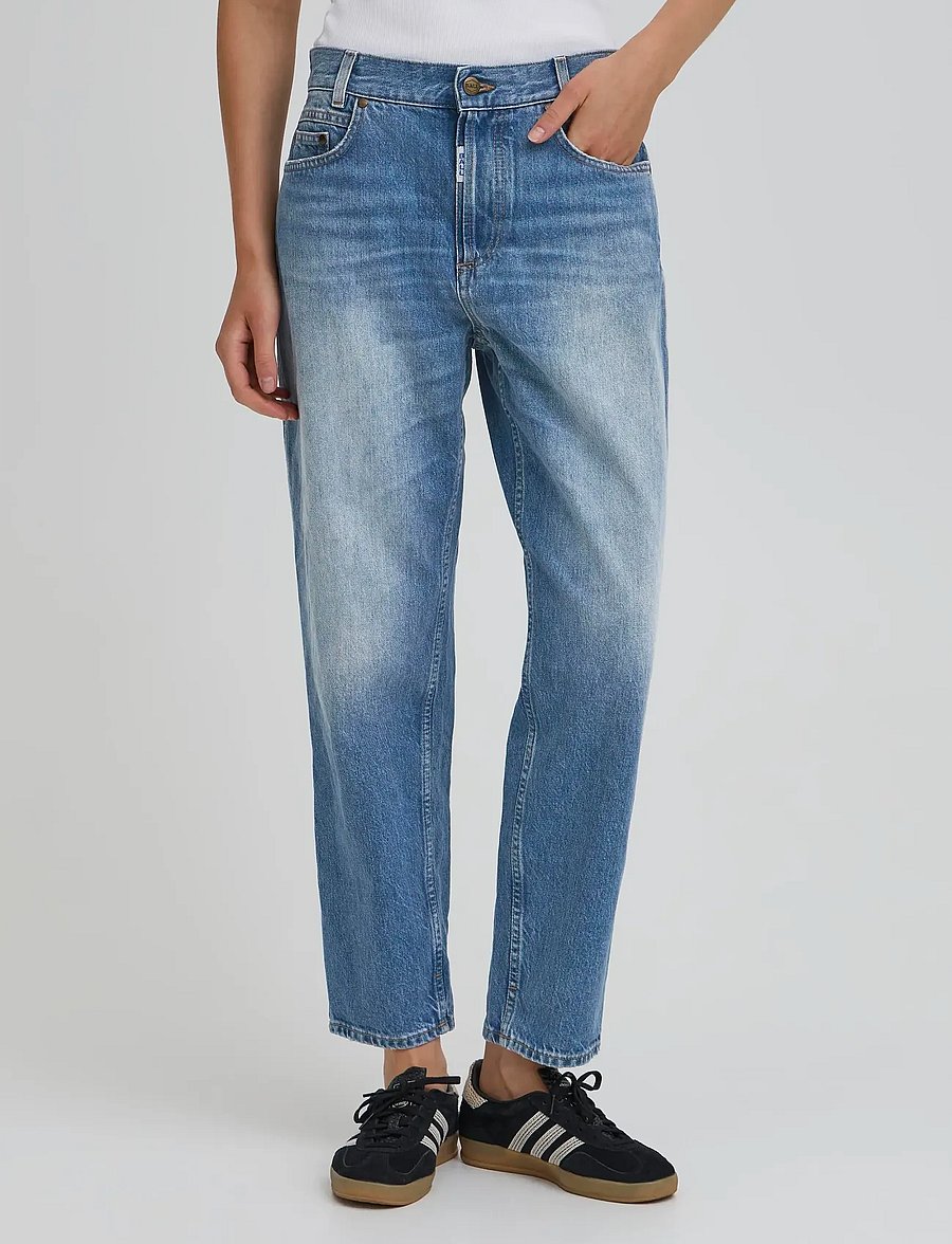 BALL - BAPAOLO JEANS - alt kitsenevad teksad - meduim blue wash - 3