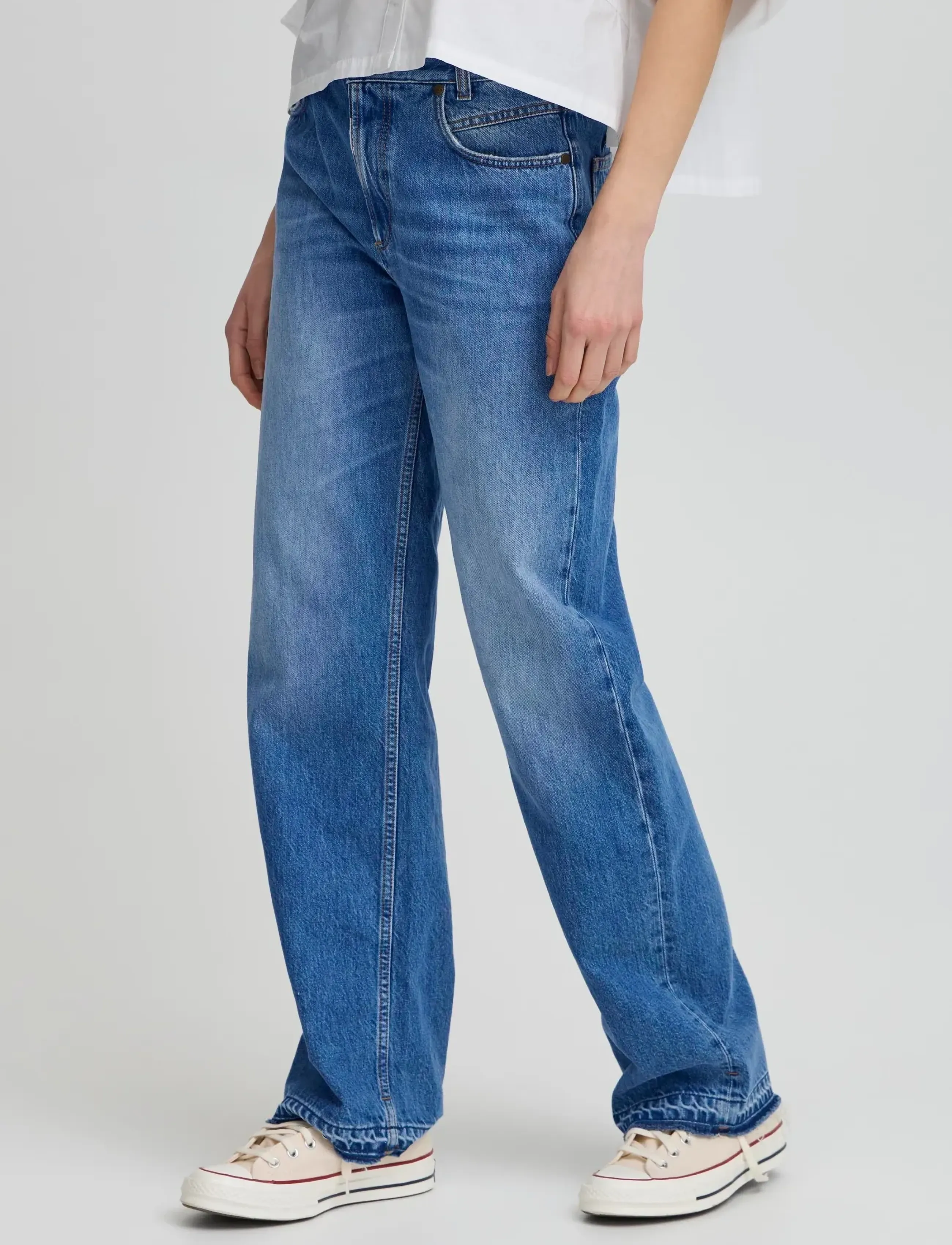 BALL - BASERENA JEANS - sirge säärega teksad - meduim blue wash - 3